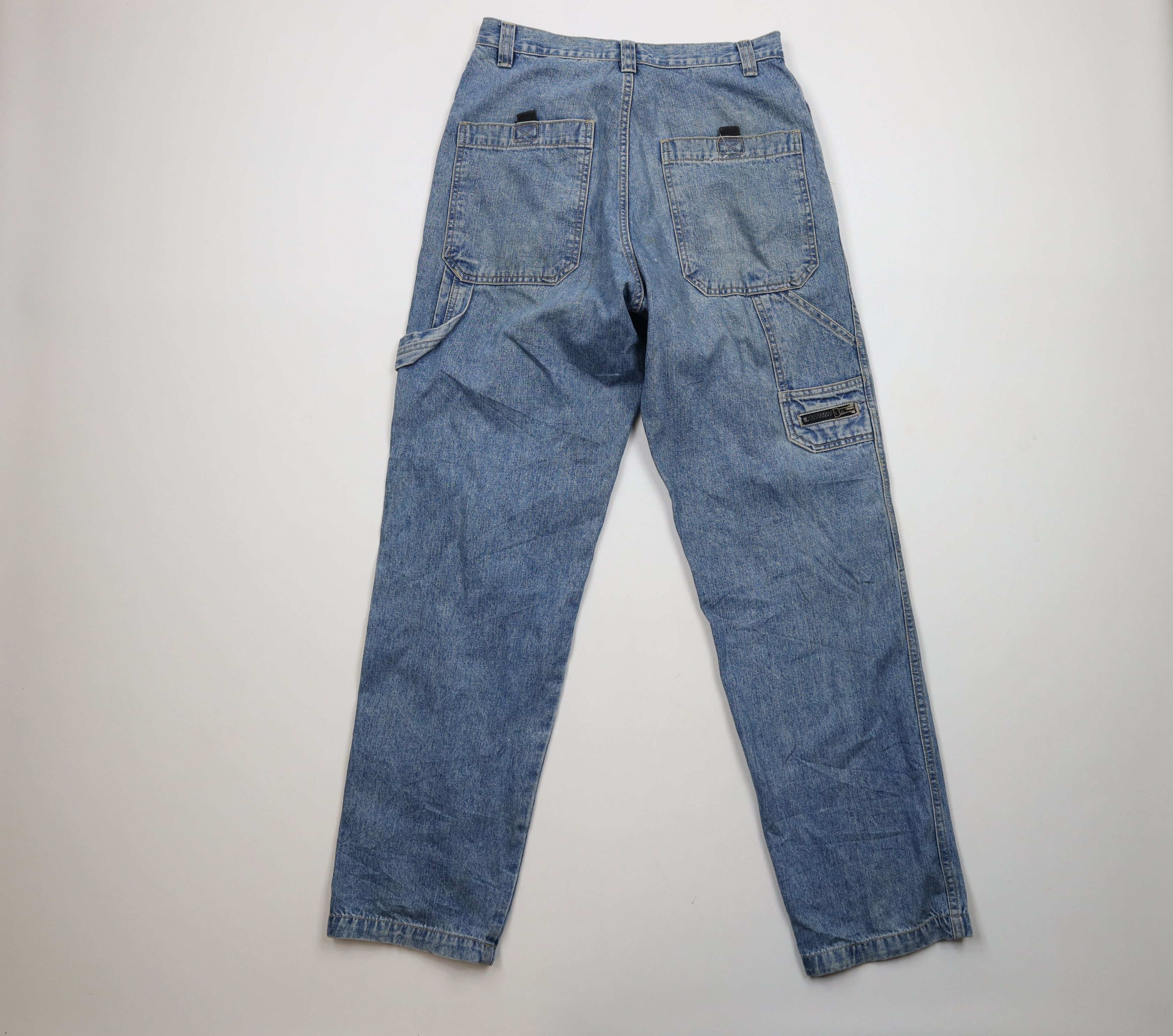Vintage Vintage 90s Y2K Streetwear Baggy Fit Dungaree Denim Jeans Size US 30 / EU 46 - 10 Thumbnail