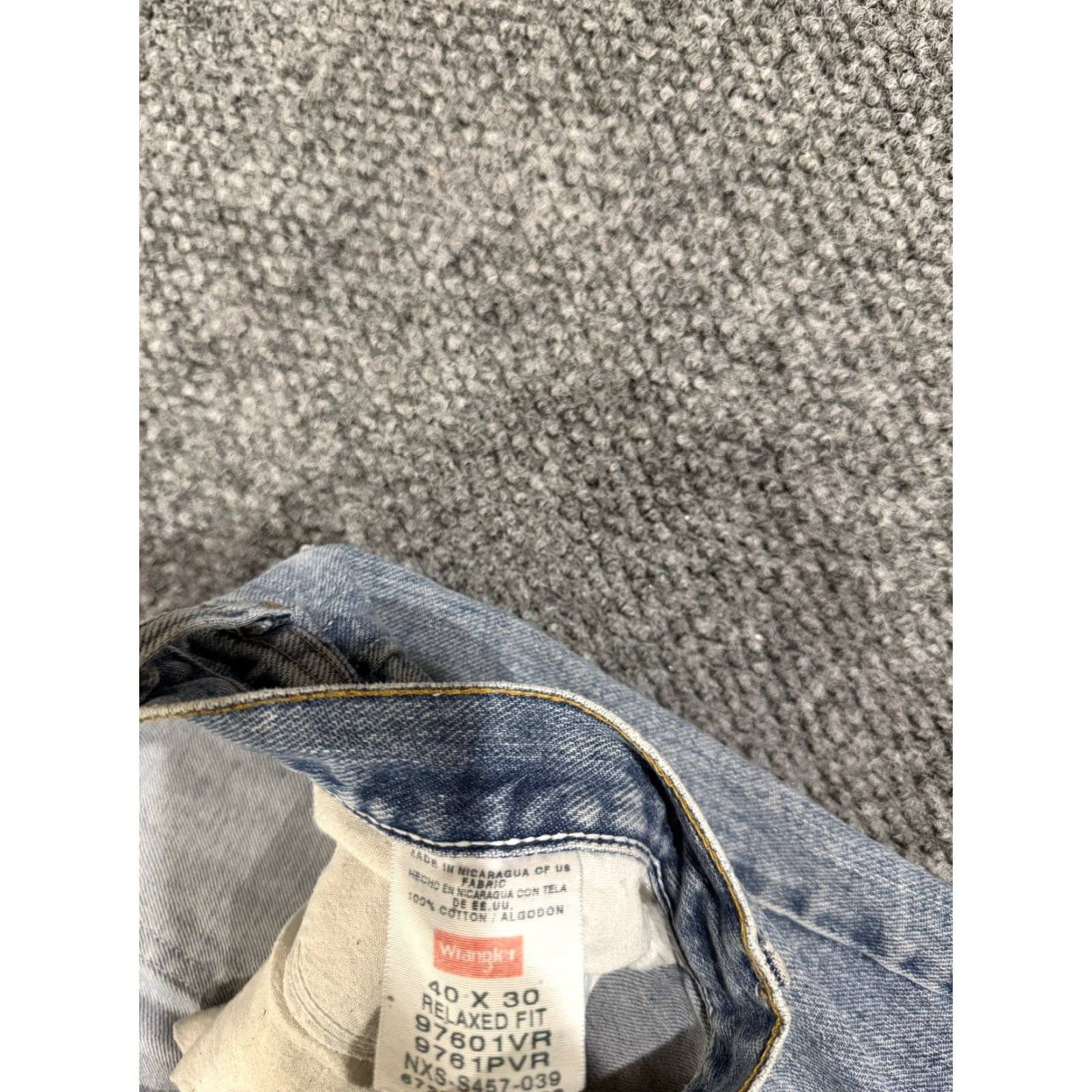 Wrangler Wrangler Jeans Regular 40x30 Relaxed Fit Denim Blue 5-Pocket Straight Mens Size US 40 / EU 56 - 4 Thumbnail
