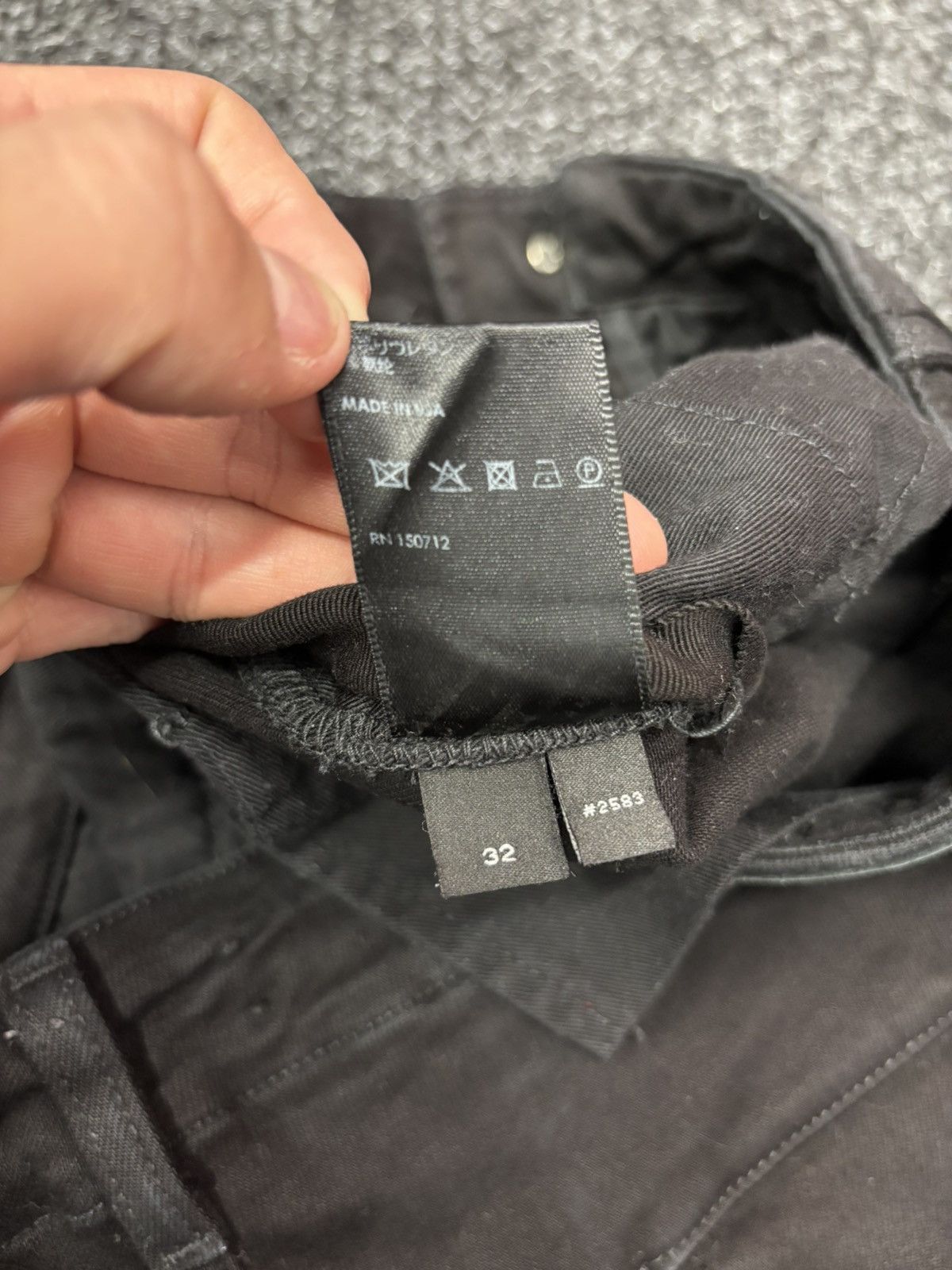 Amiri Amiri Tactical Cargo Slim-Fit Pants Black Size US 32 / EU 48 - 6 Thumbnail
