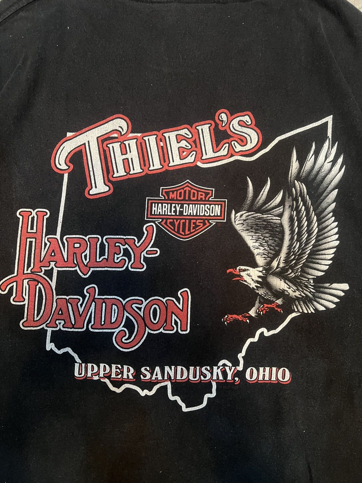 Harley Davidson Harley-Davidson Flame T-Shirt Black/Gray Size US XL / EU 56 / 4 - 6 Thumbnail