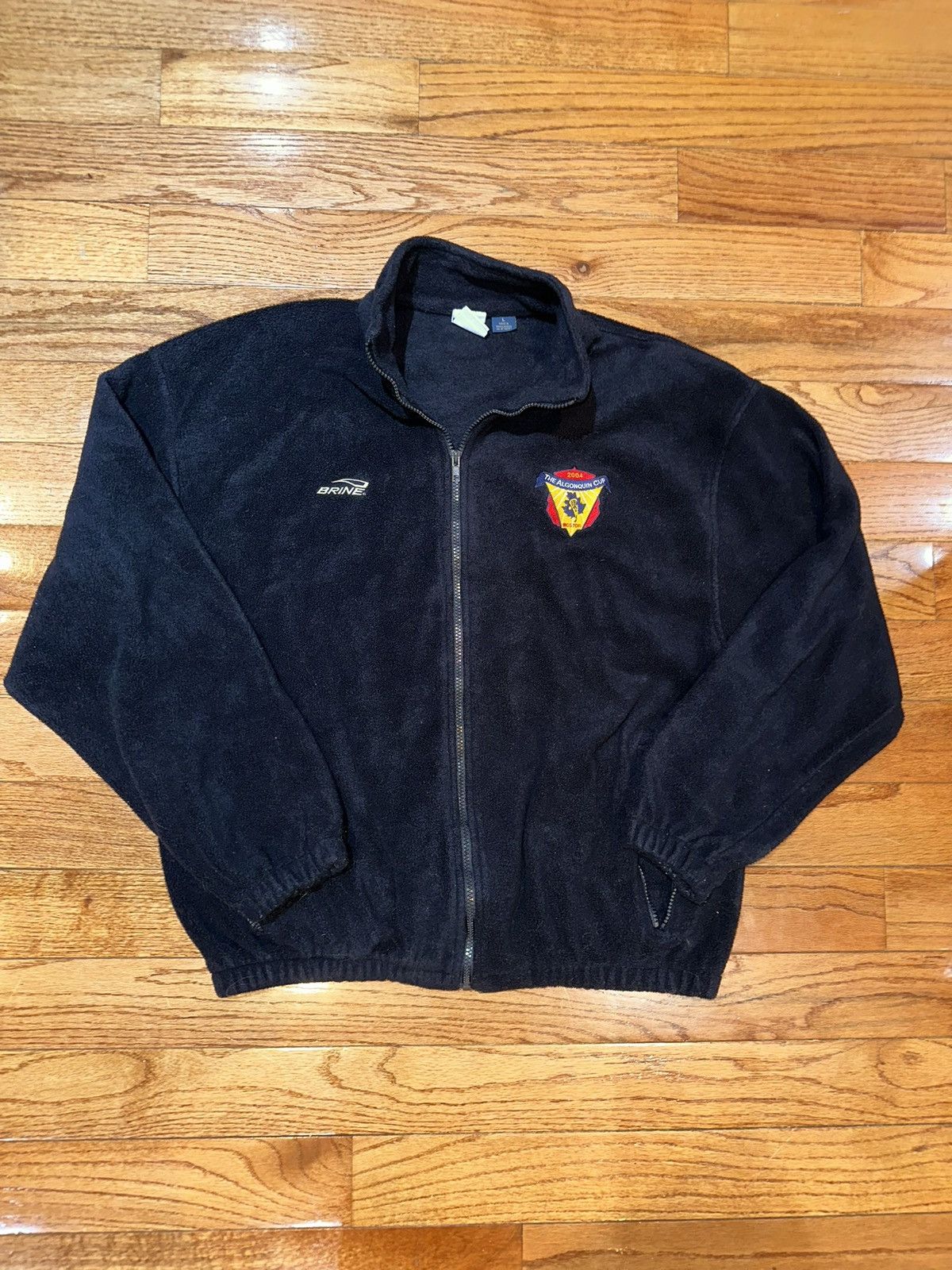 Vintage 2004 Brine Lacrosse Fleece Zip Up Jacket Size US L / EU 52-54 / 3 - 1 Thumbnail