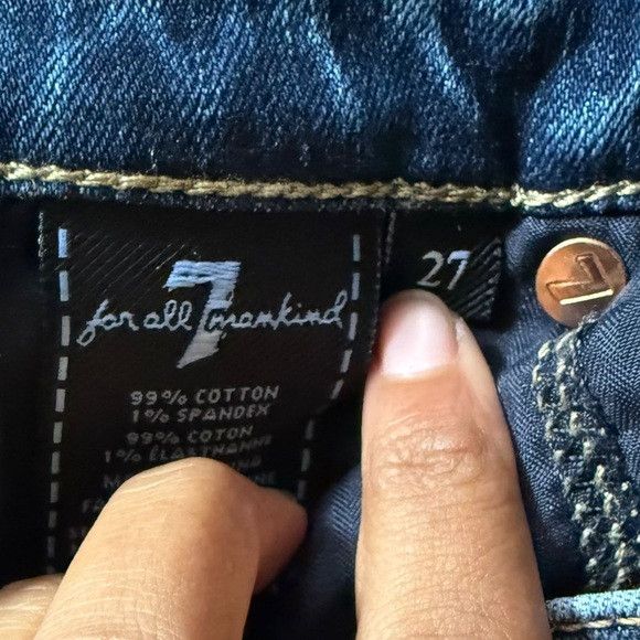 7 For All Mankind 7 For All Mankind b(air) Authentic Skinny Jeans Aubrey Sz 27 Size 27" / US 4 / IT 40 - 10 Thumbnail