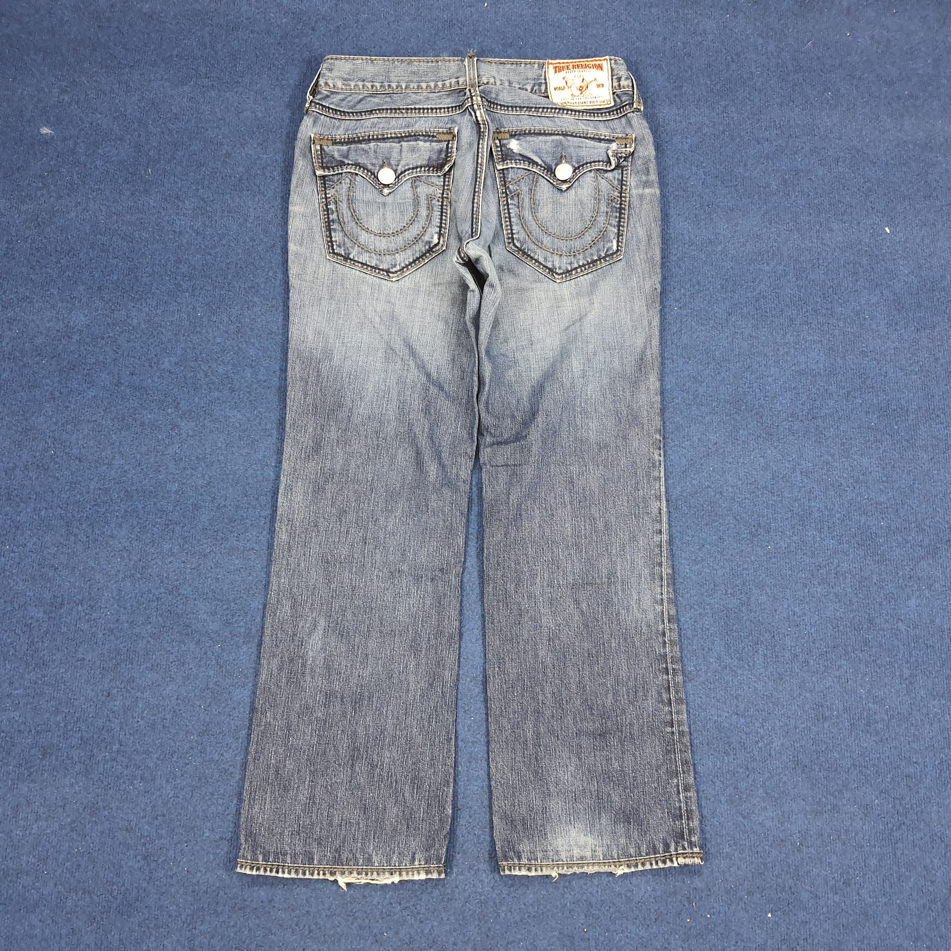 True Religion × Vintage Vintage True Religion American Made Distressed Jeans Size US 35 - 1 Thumbnail