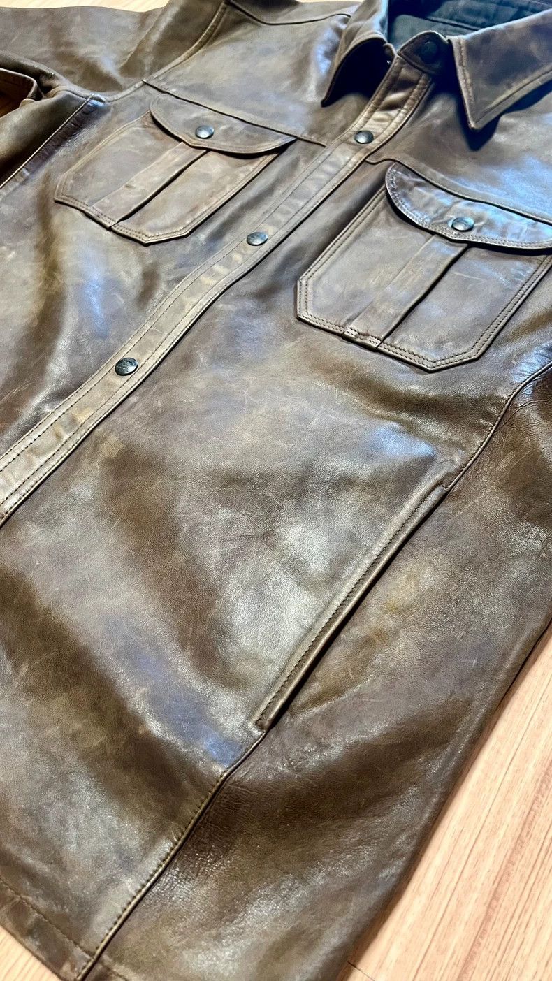RRL Ralph Lauren RRL Ralph Lauren Retro workwear, leather jacket, friction Size US M / EU 48-50 / 2 - 3 Thumbnail