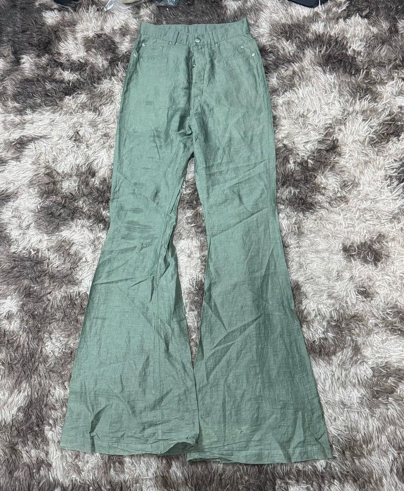 Rick Owens Rick Owens 23SS Green Bootcut Pants Size US 28 / EU 44 - 1 Thumbnail