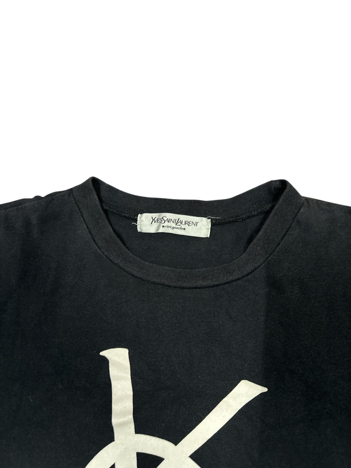 Yves Saint Laurent Yvessaint Lauren Short Black Tee . Size US L / EU 52-54 / 3 - 6 Thumbnail