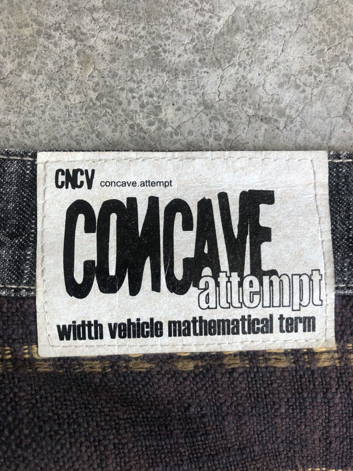 Japanese Brand Concave attempt Blanket Denim Distressed Jeans Size US 33 - 18 Thumbnail