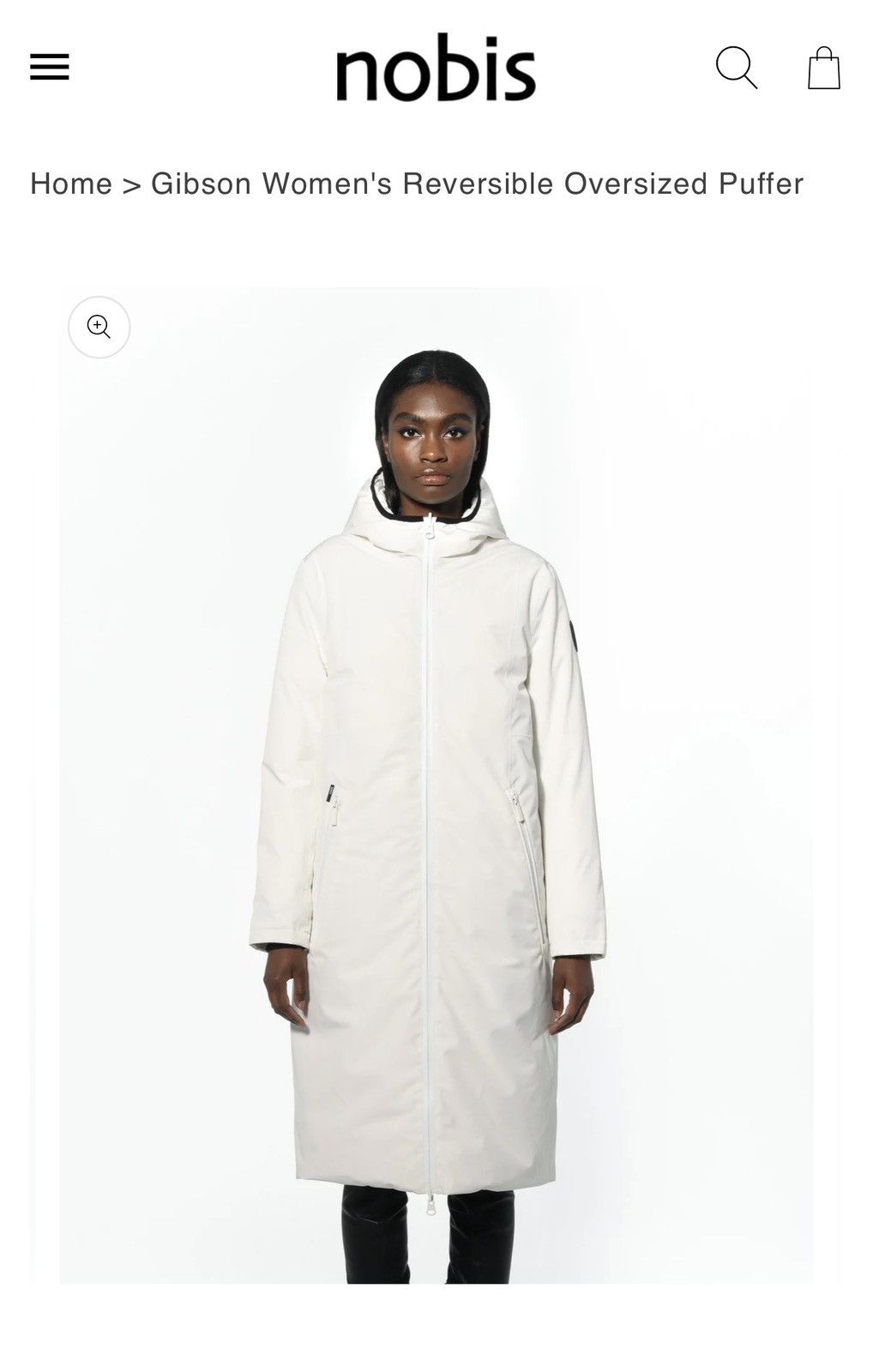 Nobis Women's Reversible Oversized Puffer
