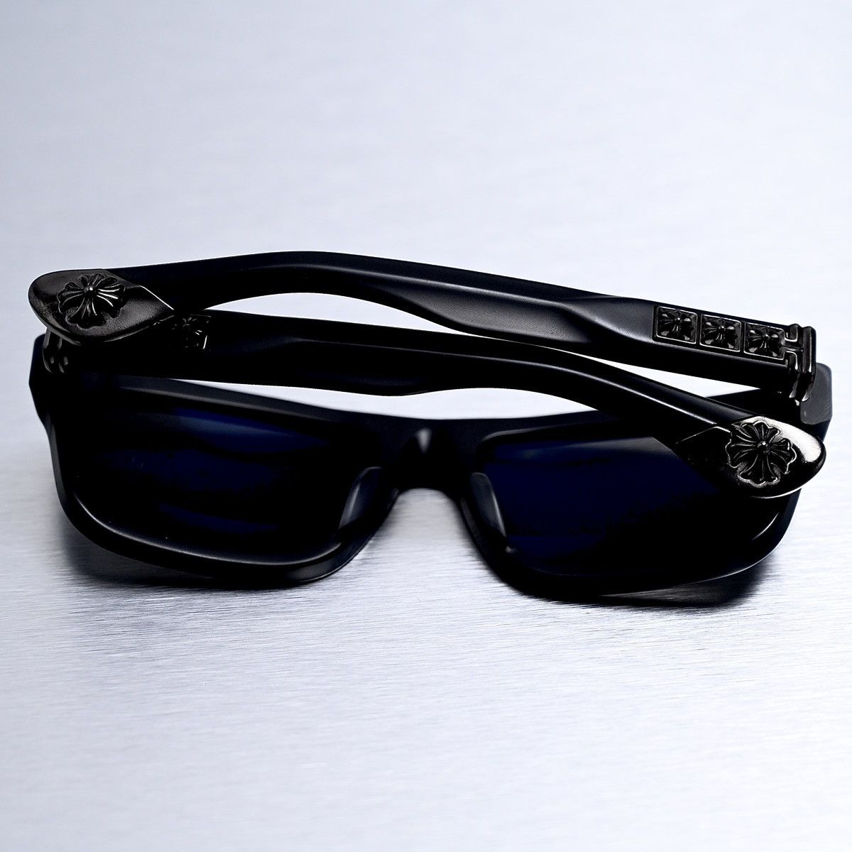 Chrome Hearts CHROME HEARTS SLUSS BUSSIN II MATTE BLACK SUNGLASSES Size ONE SIZE - 10 Thumbnail