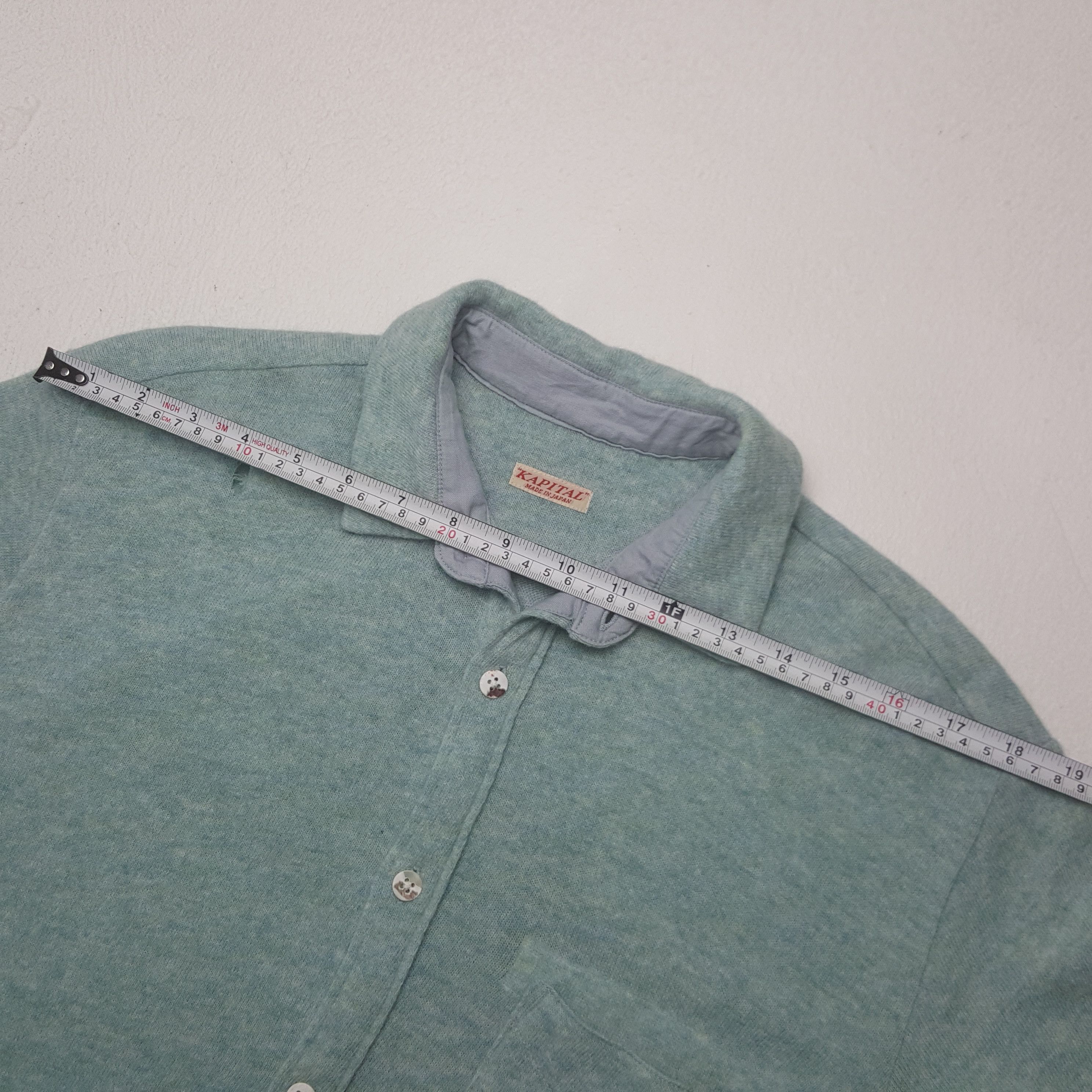 Japanese Brand × Kapital × Vintage Vintage Kapital Japanese Brand Skull Custom Shirt Button Up Size US L / EU 52-54 / 3 - 6 Thumbnail