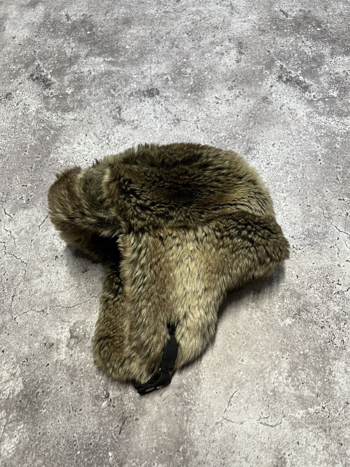 Japanese Brand Vintage Y2K Fuzzy Fur Ushanka Hat Size ONE SIZE - 2 Thumbnail