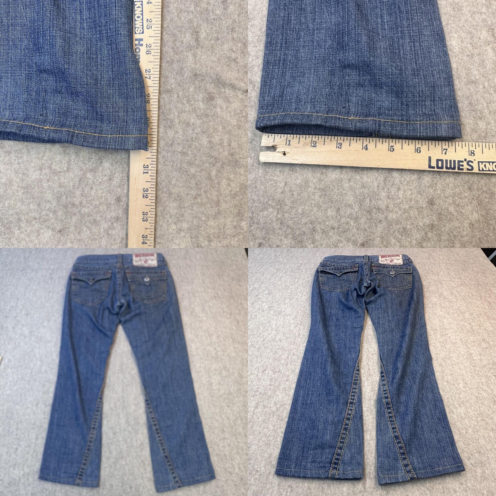 True Religion True Religion Jeans Mens Bootcut 34x33 Blue Joey Big T Denim Jeans White? (Note: Ensure only words from original title) Size US 30 / EU 46 - 9 Thumbnail