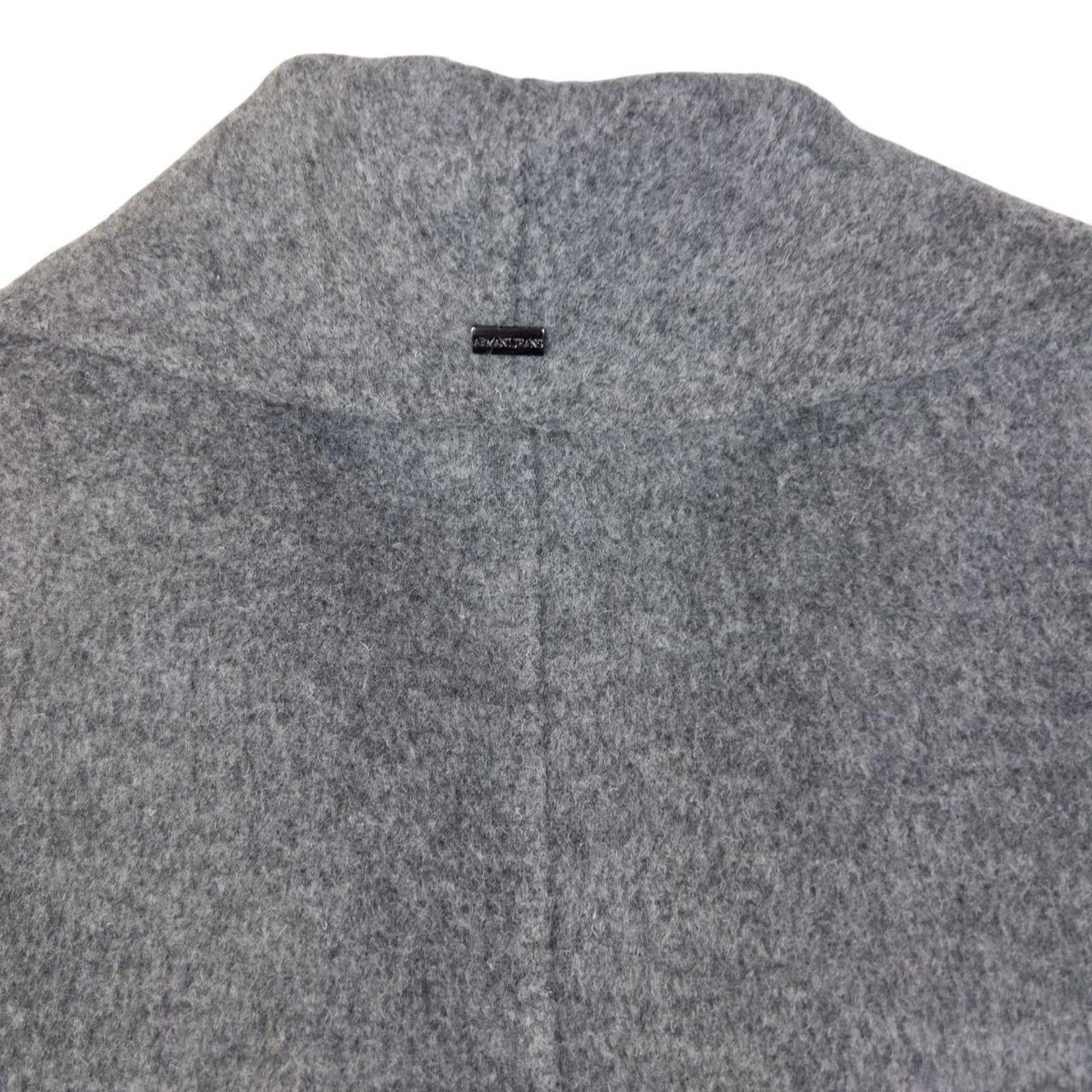 Other Vintage Armani Jeans Longline Wool Wrap Jacket Size M Size US L / EU 52-54 / 3 - 6 Thumbnail