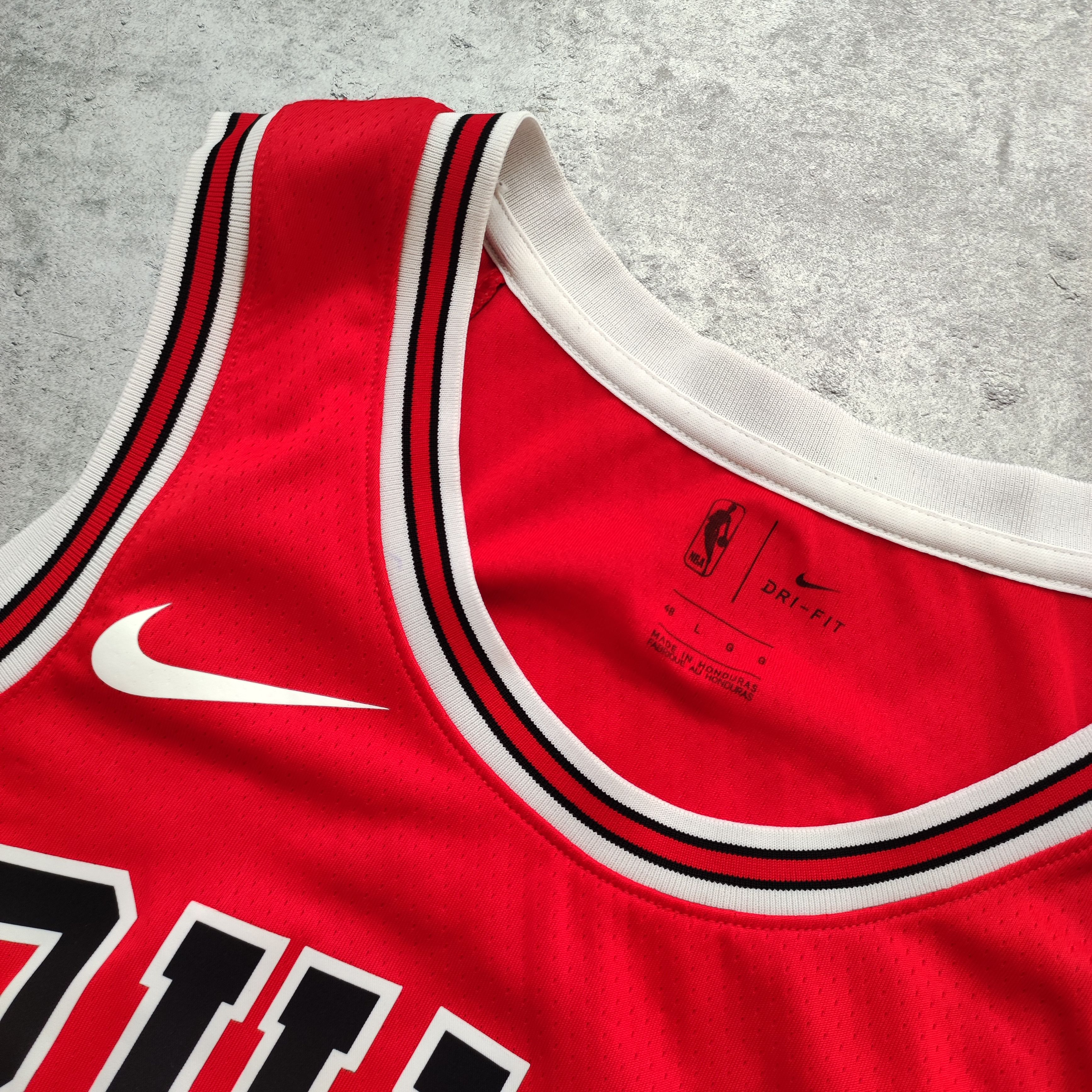 NBA × Nike RARE Nike x NBA Basketball Chicago Bulls #8 Lavine Jersey Size US L / EU 52-54 / 3 - 6 Thumbnail