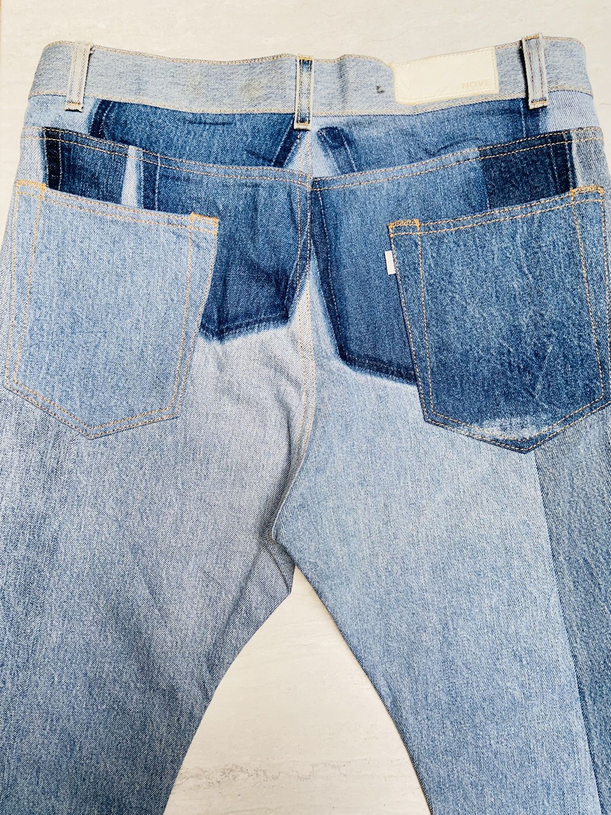 Issey Miyake NOVE Panel Denim Jeans Size US 35 - 21 Thumbnail