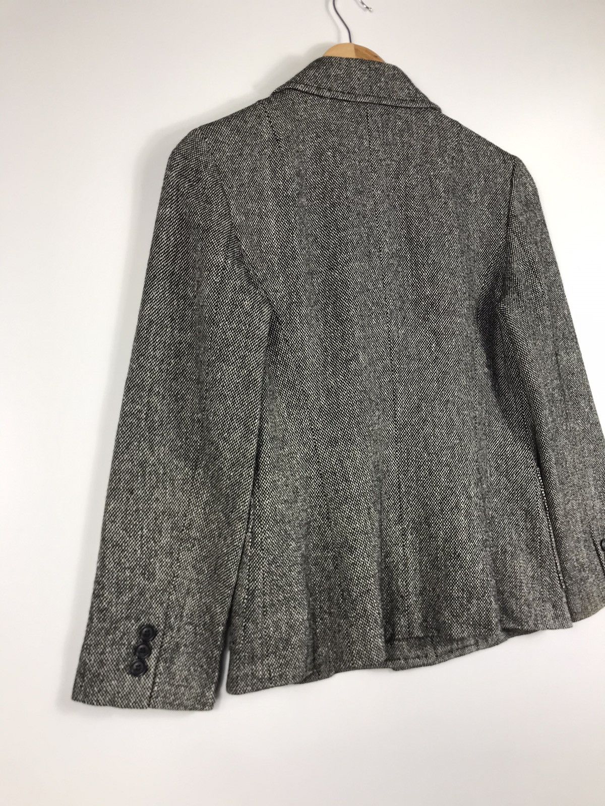 Burberry 🔥Burberry Wool Tweed Button Coat Jacket Size XS / US 0-2 / IT 36-38 - 14 Thumbnail