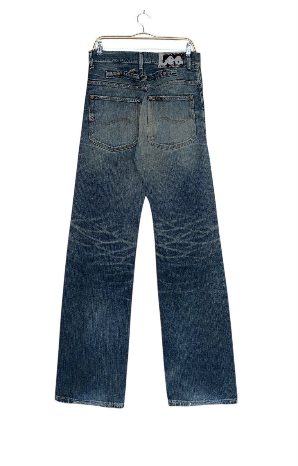 Lee × Vintage Vintage Brand Lee Buckle Back Jeans 1990s Size US 29 - 2 Thumbnail
