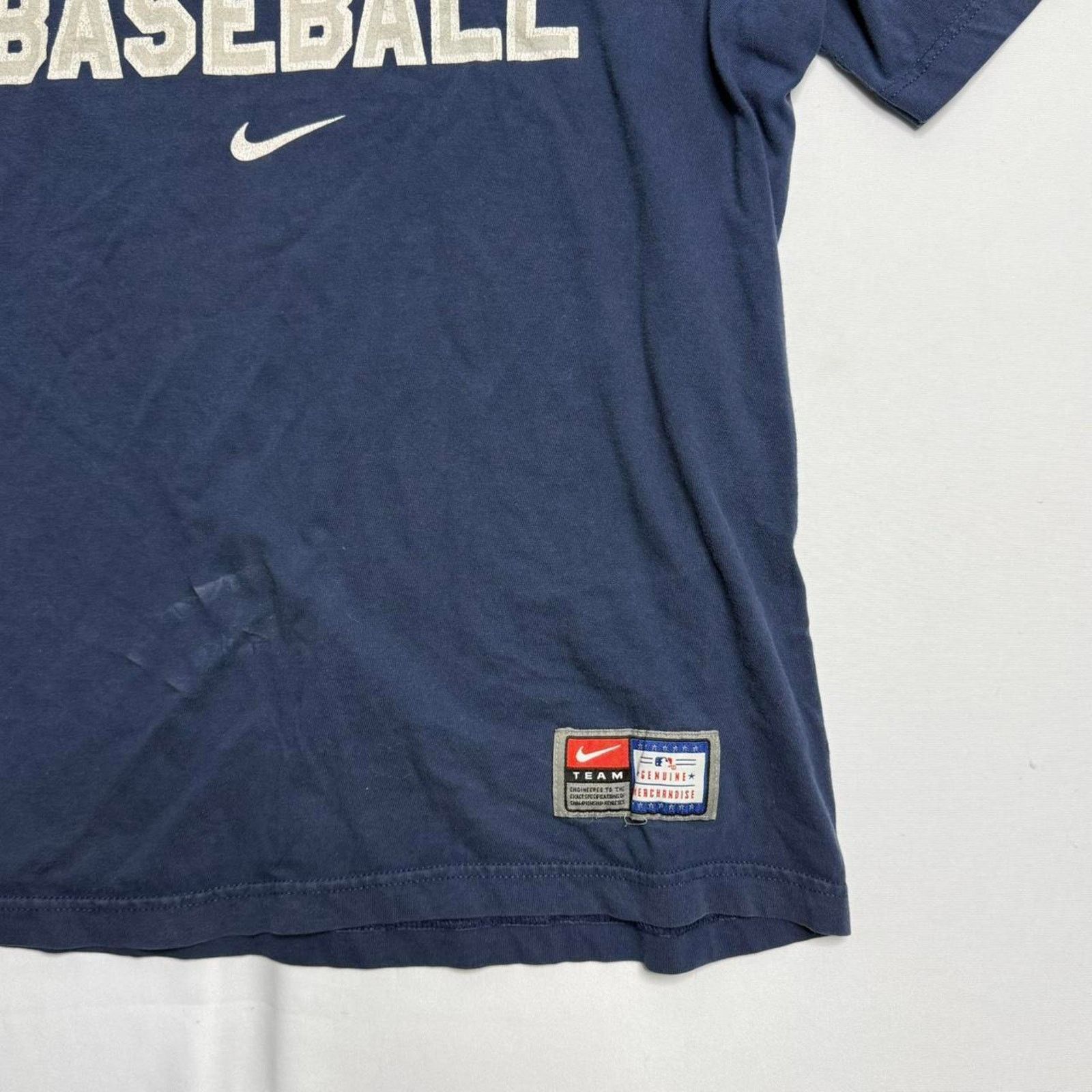 Nike Nike Navy Blue New York Yankees Baseball Tee Size XL Size US XL / EU 56 / 4 - 3 Thumbnail