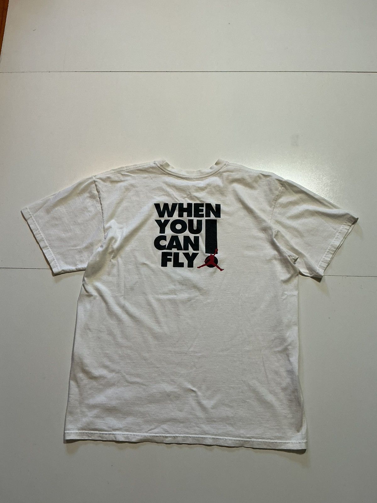 Jordan Brand Air Jordan Why Drive When You Can Fly Jumpman T-Shirt Size US L / EU 52-54 / 3 - 3 Thumbnail
