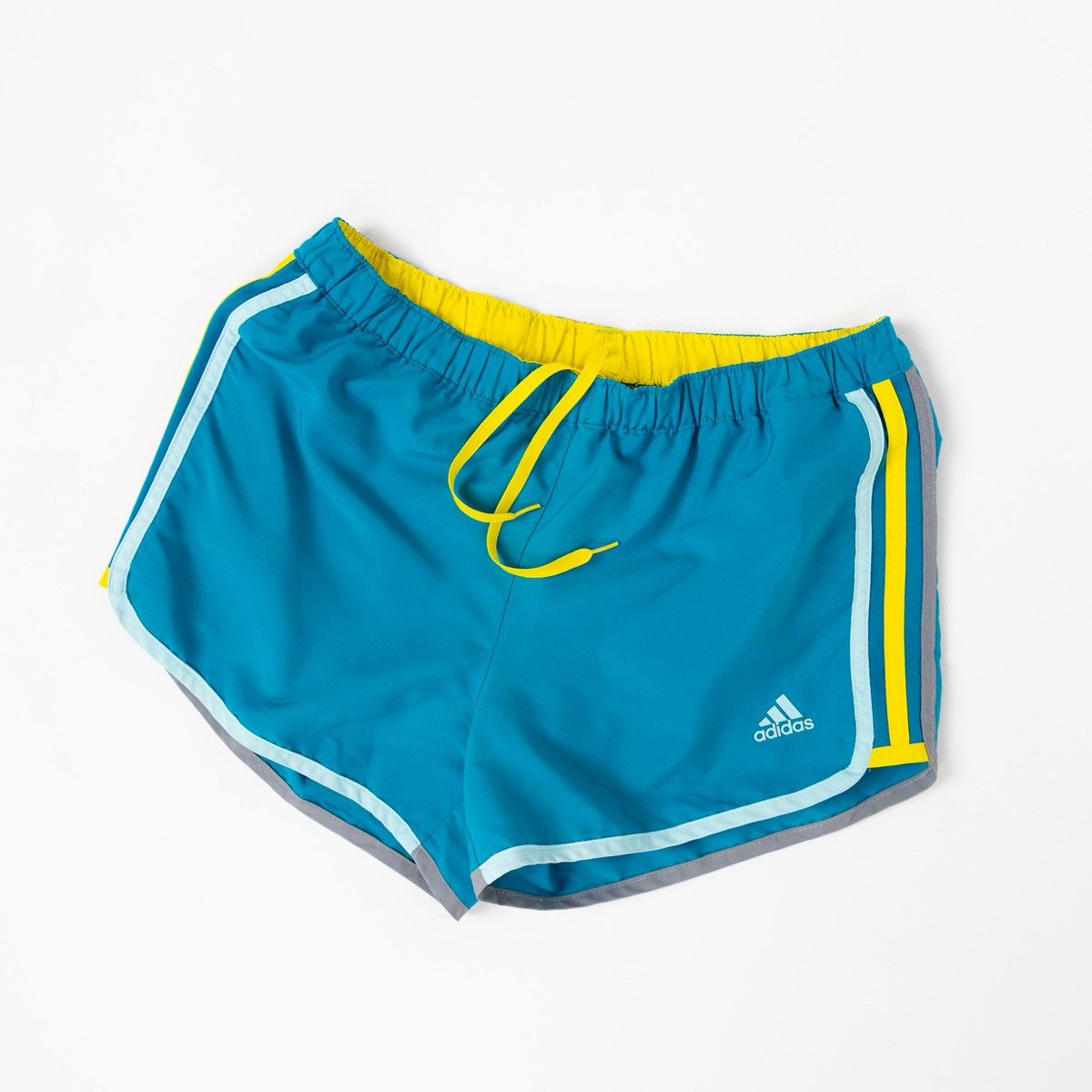 Adidas Adidas Blue Running Shorts 3-Stripes Athletic Activewear Size 27" / US 4 / IT 40 - 1 Thumbnail