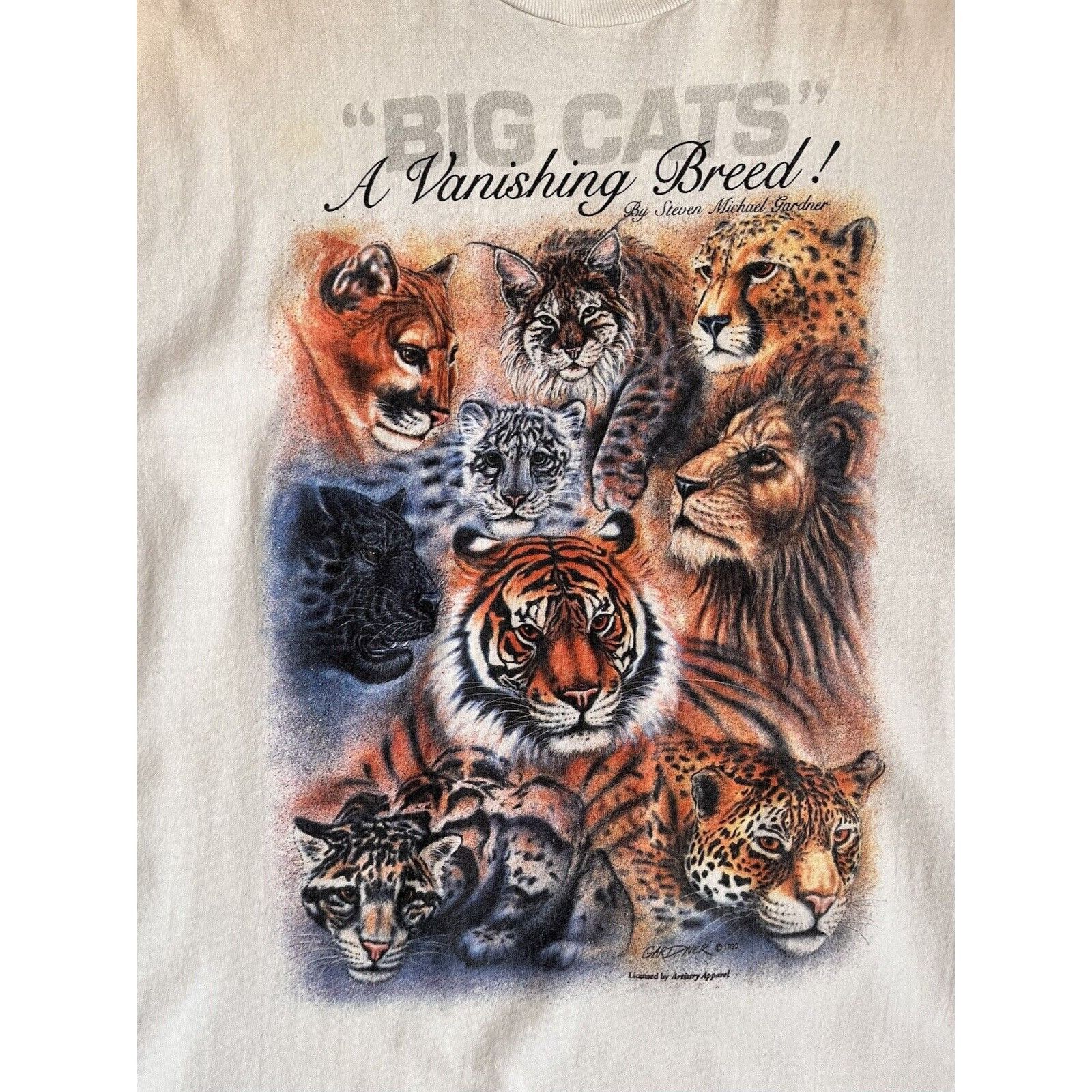 Vintage VINTAGE SINGLE STITCH TIGER ANIMAL PRINT T SHIRT SIZE XL 90S Size US XL / EU 56 / 4 - 3 Thumbnail