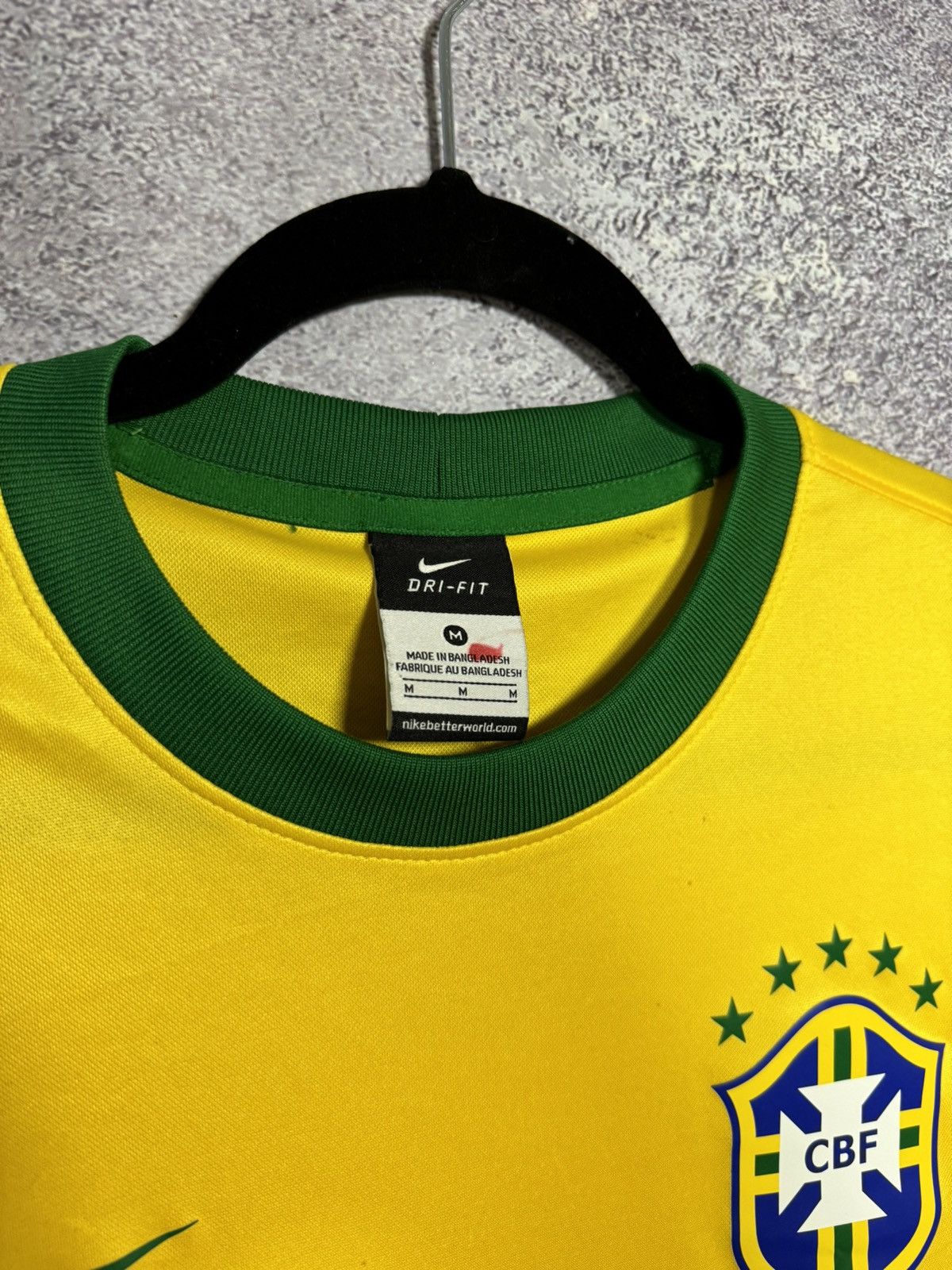 Nike Brazil National Team 2014 Nike Home Soccer Jersey Blokcore Size US M / EU 48-50 / 2 - 7 Thumbnail