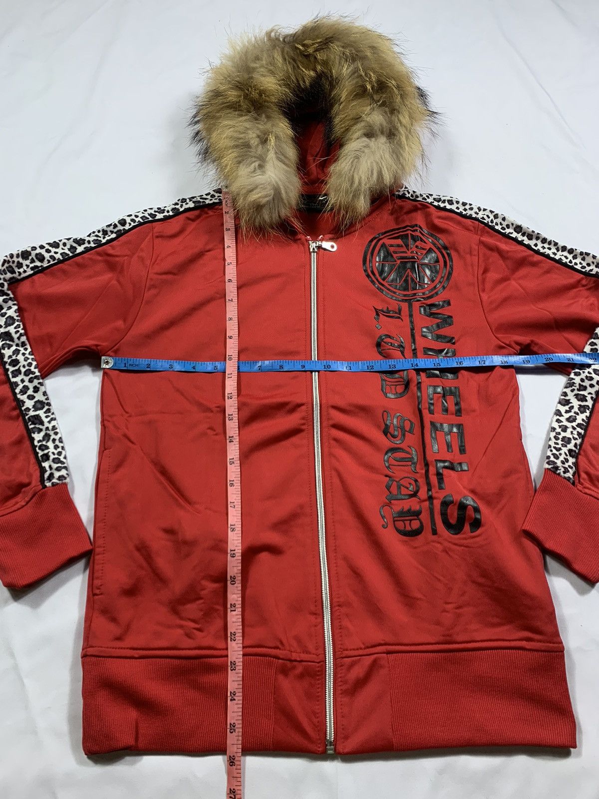 If Six Was Nine × Japanese Brand × Le Grande Bleu (L.G.B.) Japanese Pleggi poem leopard zip up Hoodie Size US M / EU 48-50 / 2 - 6 Thumbnail