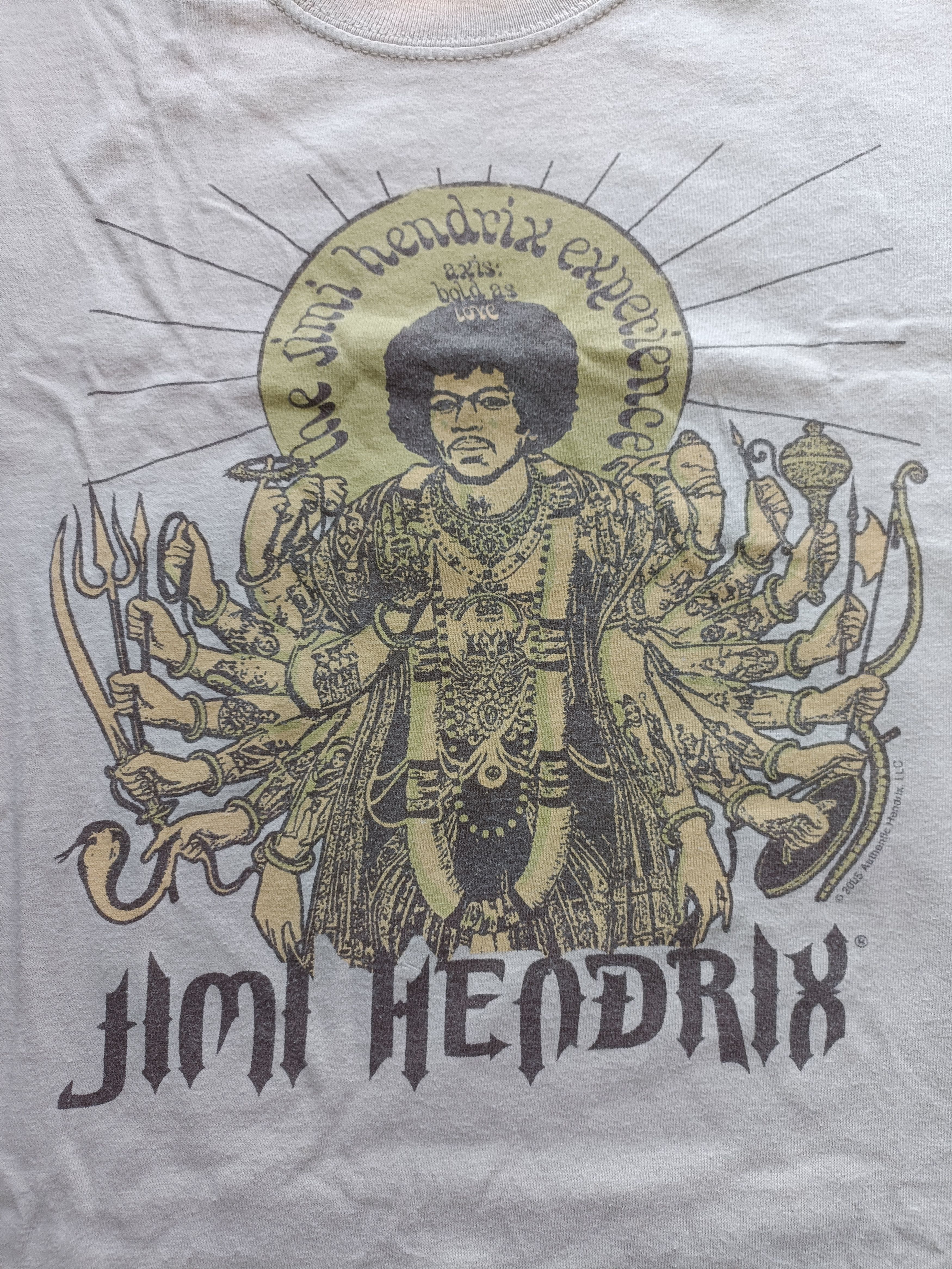 Band Tees × Jimi Hendrix × Vintage Vintage 2005 The Jimi Hendrix Cream M T Shirt Size US M / EU 48-50 / 2 - 2 Thumbnail