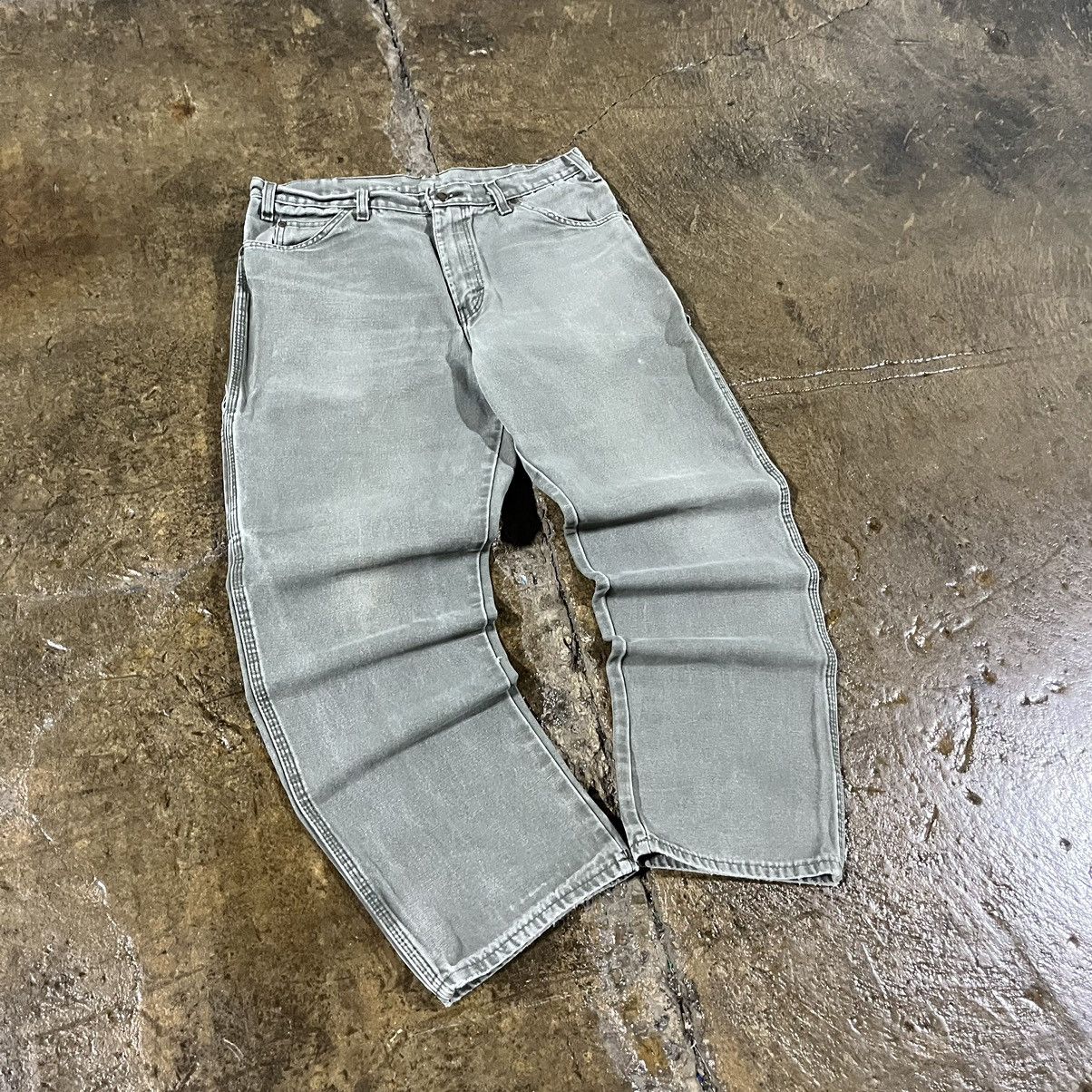 Carhartt × Dickies × Vintage Crazy Vintage Faded Dickies Carpenter Pants Workwear Skater Size US 34 / EU 50 - 7 Thumbnail