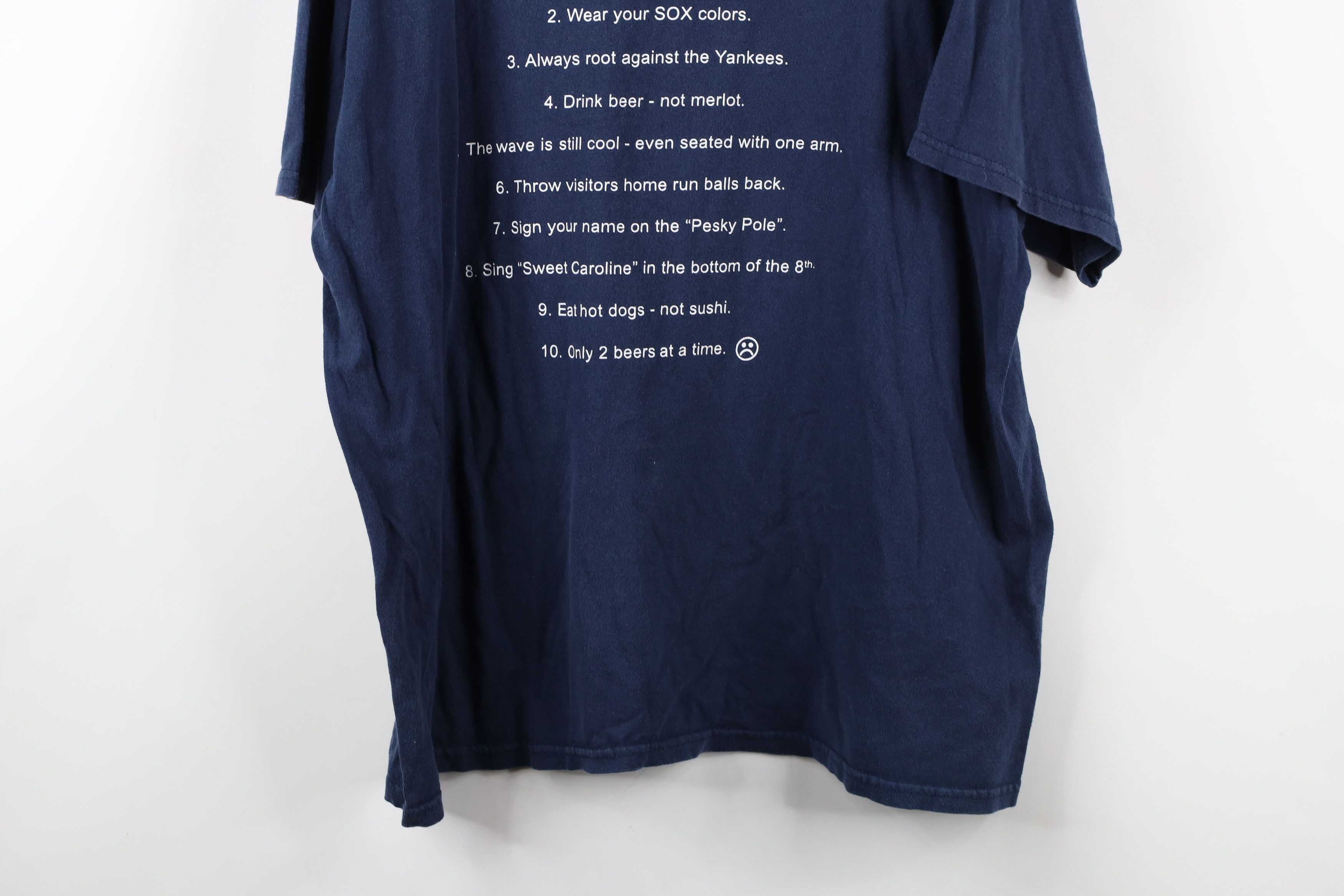 Vintage Vintage 90s Y2K Fenway Boston Red Sox Baseball T-Shirt Blue Size US XL / EU 56 / 4 - 13 Thumbnail
