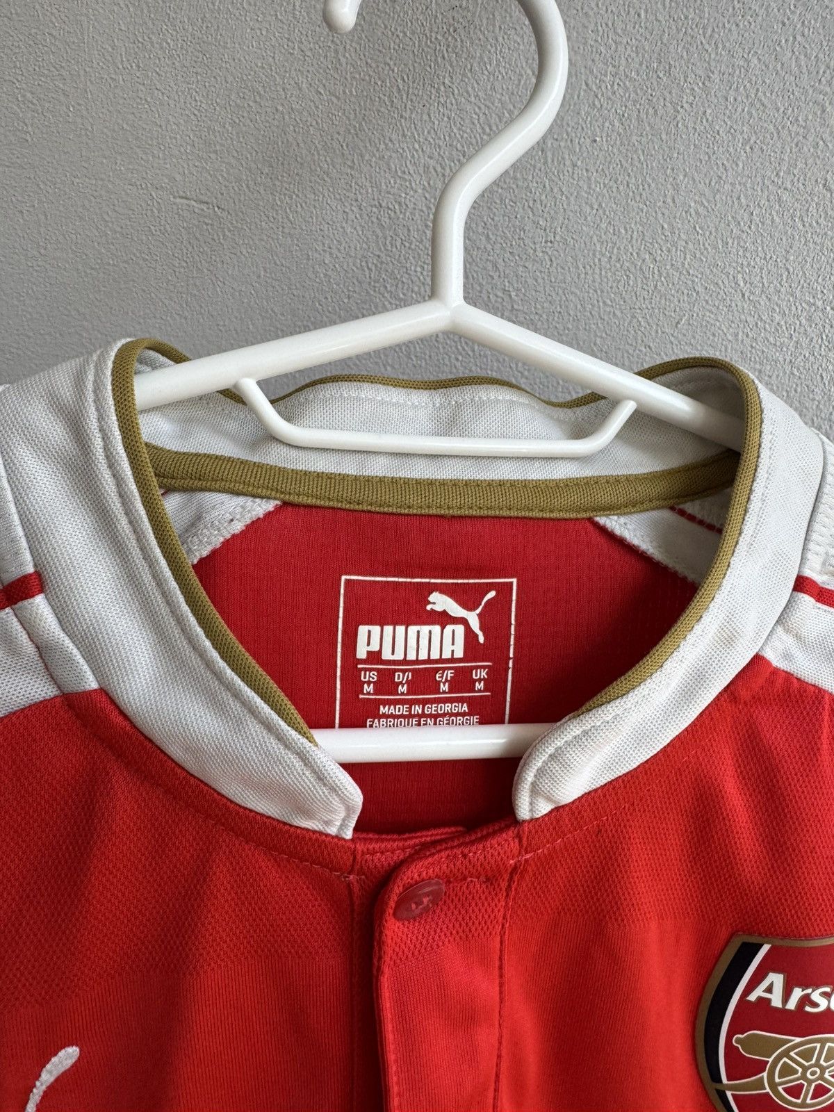Puma ARSENAL 2015 2016 HOME SHIRT VINTAGE FOOTBALL SOCCER JERSEY Size US M / EU 48-50 / 2 - 11 Thumbnail