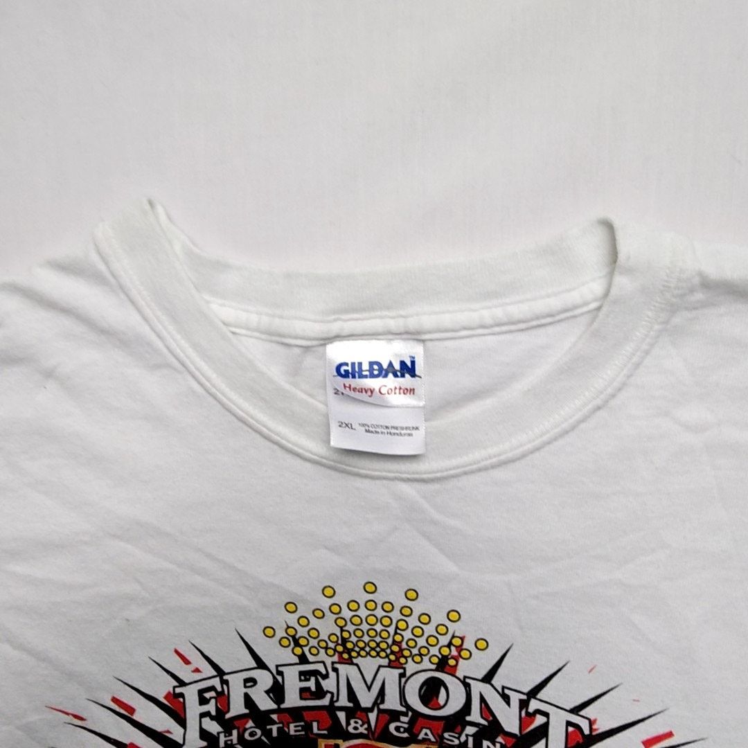 Gildan Fremont Casino Tee Grand Winner Las Vegas White XXL Y2K Size US XXL / EU 58 / 5 - 4 Thumbnail