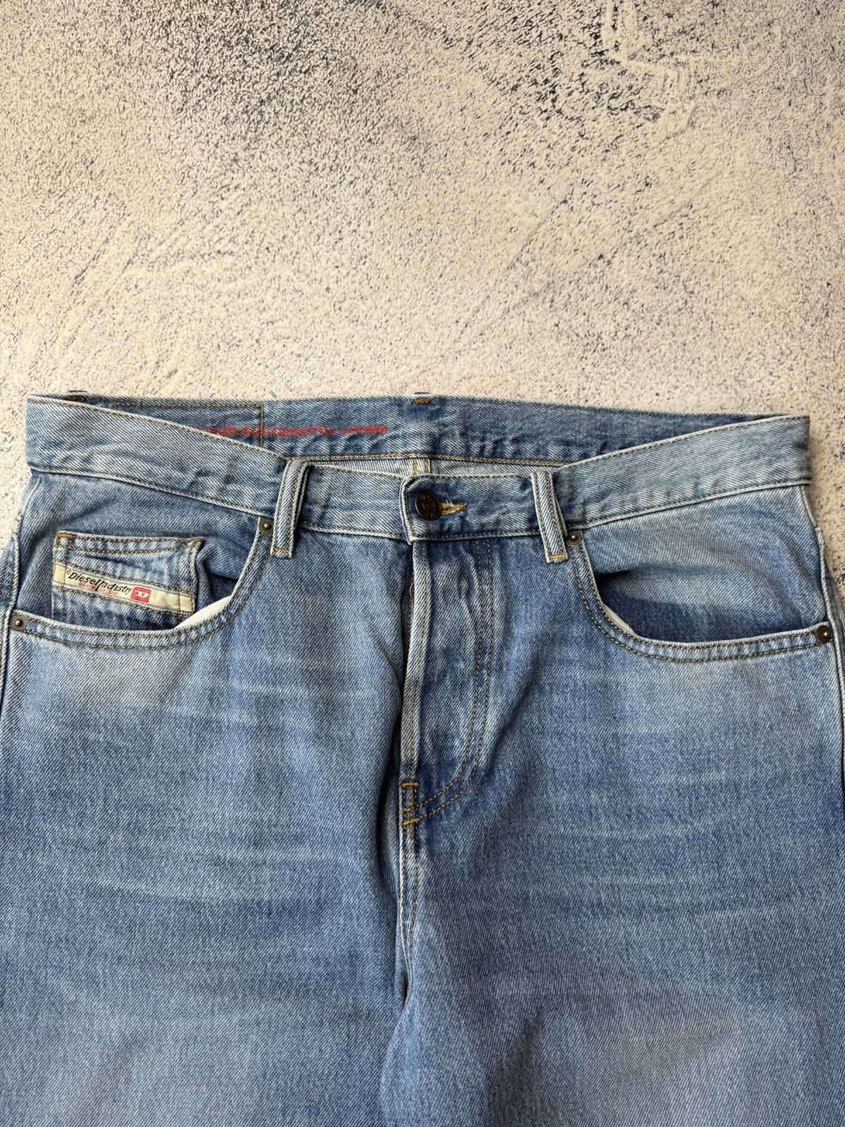 Diesel Vintage Crazy Diesel Jeans Mini Logo Y2K USA Size US 32 / EU 48 - 15 Thumbnail