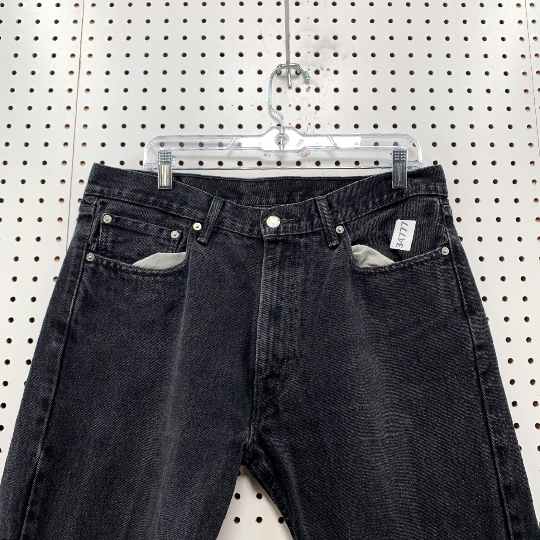 Levi's VINTAGE Levi's 505 Black Denim Jeans Mens Size 36x30 Red Tab Straight Leg Casual Size US 36 / EU 52 - 6 Thumbnail