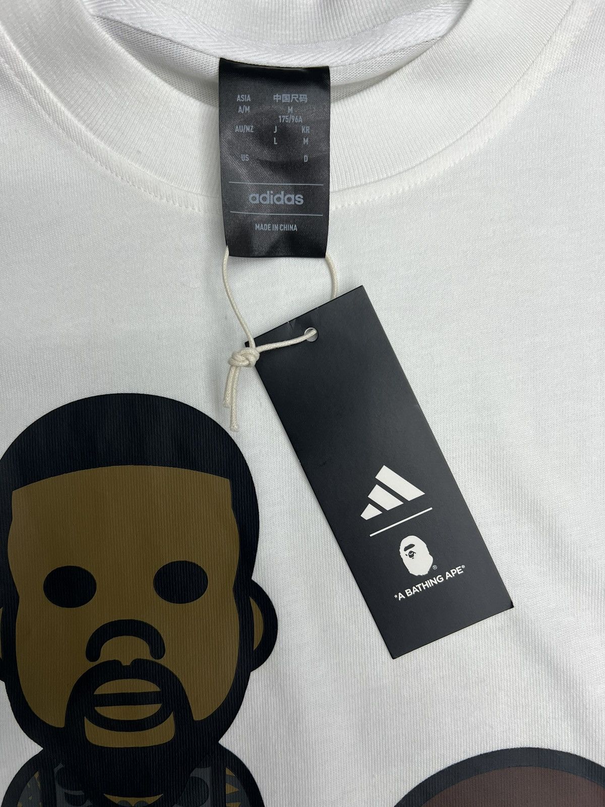 Adidas × Bape Bape x Adidas Dame Baby Milo T-Shirt Size US L / EU 52-54 / 3 - 4 Thumbnail