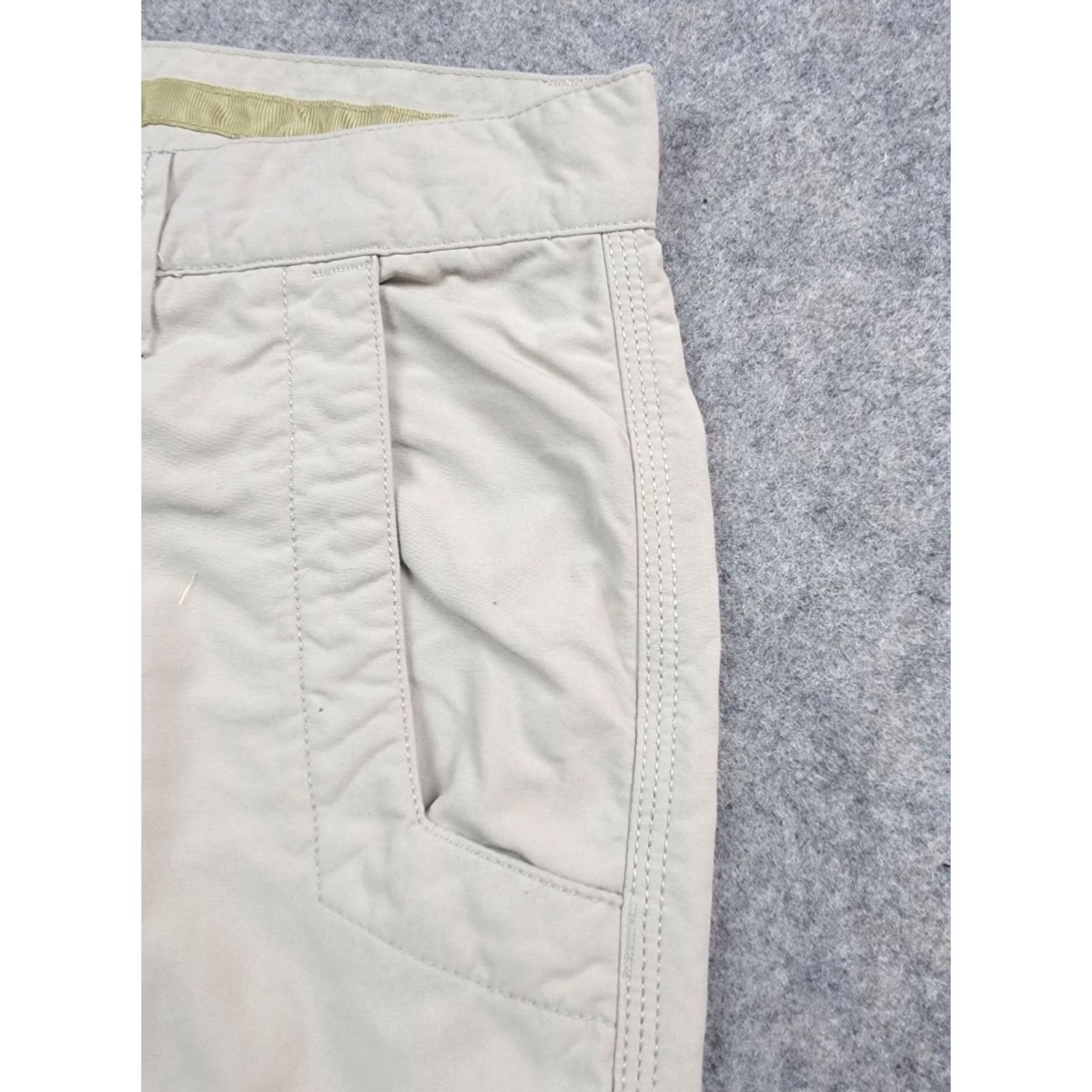 Mountain Khakis Mountain Khakis Snake River Pant Mens 36x29 Tan Beige Nylon Cargo Pockets Regular Straight Front Belt Loop Casual Outdoor Hiking Camping Pants Size US 36 / EU 52 - 3 Thumbnail