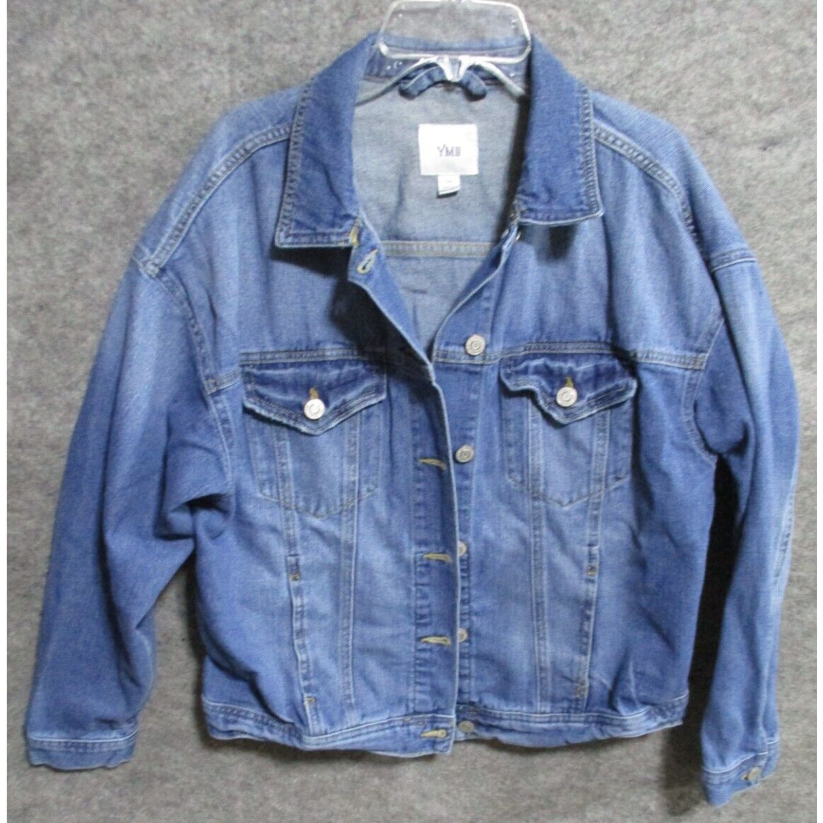 Other YMI Women Denim Jean Jacket Long Sleeve Button Pockets Large Size L / US 10 / IT 46 - 1 Thumbnail