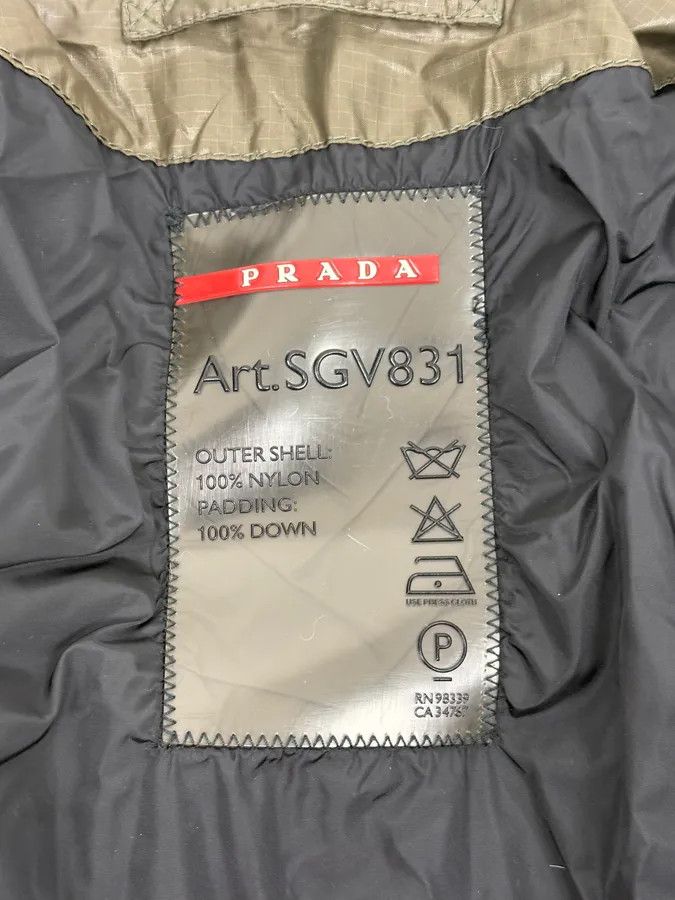 Prada AW2003 Prada Active Green Sport Puffer Jacket Size US M / EU 48-50 / 2 - 14 Thumbnail