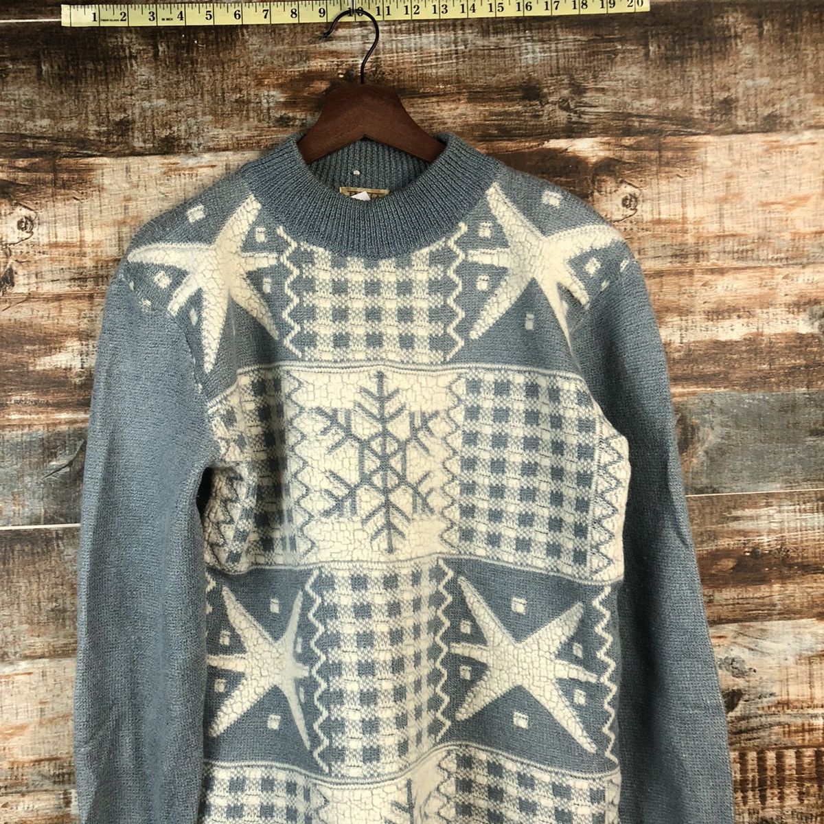 Homespun Knitwear DL Juria vintage art Blue Knitwear #C731 Size M / US 6-8 / IT 42-44 - 2 Thumbnail