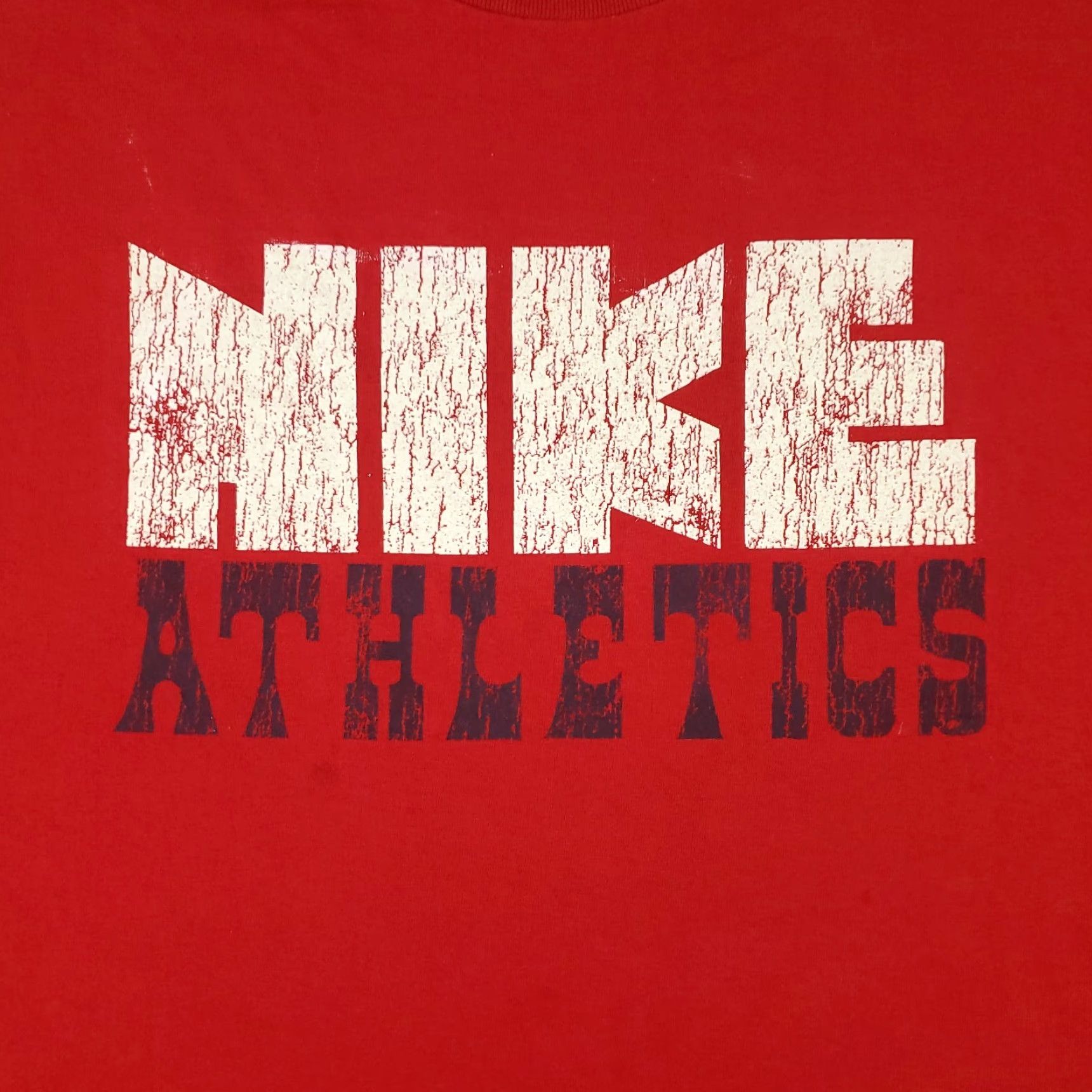 Nike Nike T Shirt Mens XL Red Swoosh Logo Short Sleeve Crew Neck Cotton Blend Nike Brand Adult Shirt Size US XL / EU 56 / 4 - 2 Thumbnail