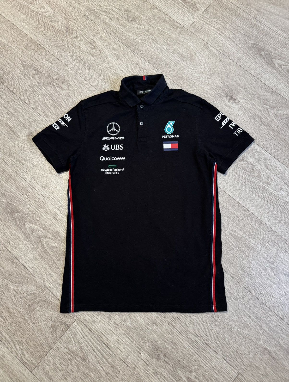 Mercedes-Benz 🔷Mercedes Benz Petronas AMG F1 Polo T-shirt🔷 Size US M / EU 48-50 / 2 - 1 Thumbnail
