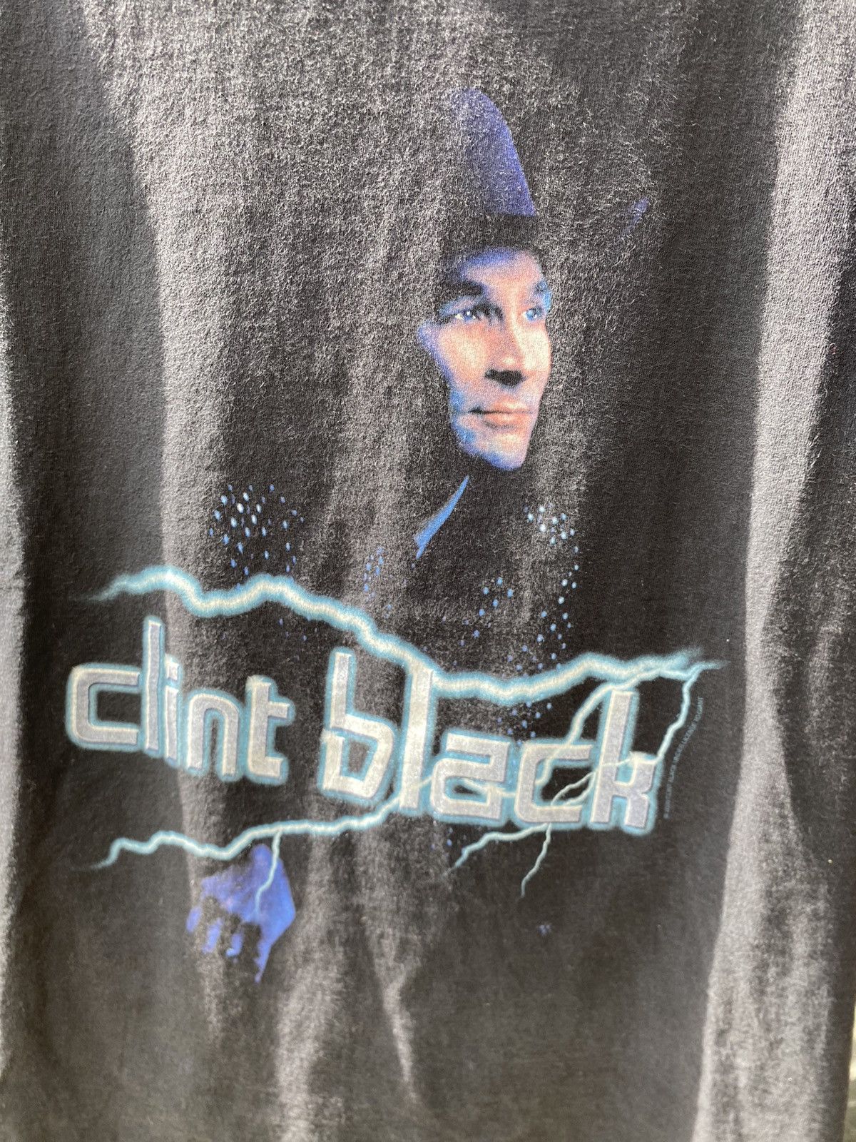 Other Vintage 2000 Black Clint Black Electrified Graphic Tee Large Size US L / EU 52-54 / 3 - 4 Thumbnail