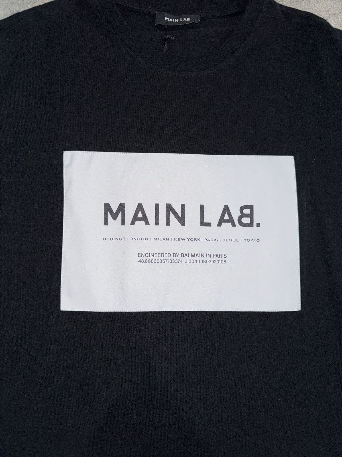 Balmain BALMAIN MAIN LAB - LABEL T - SHIRT Size US M / EU 48-50 / 2 - 2 Thumbnail