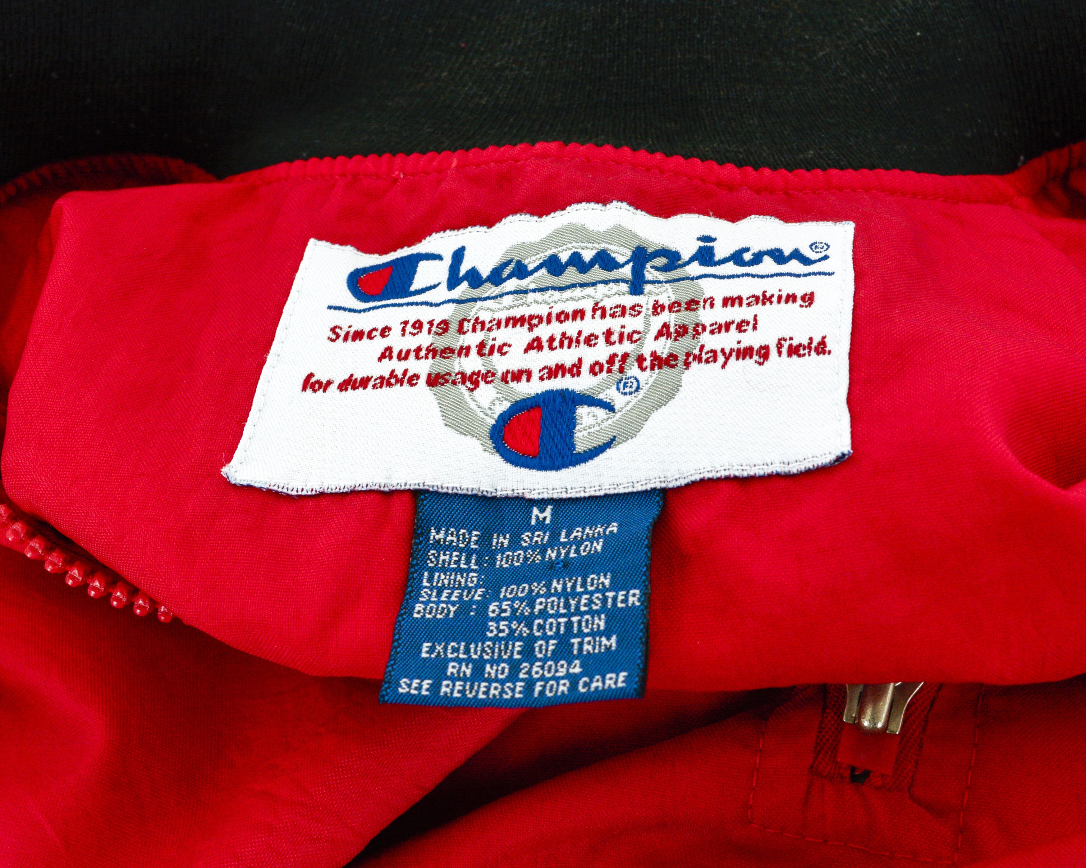 Champion OHIO STATE Buckeyes M Windbreaker Jacket Coat Nylon zip neck Size US M / EU 48-50 / 2 - 9 Thumbnail
