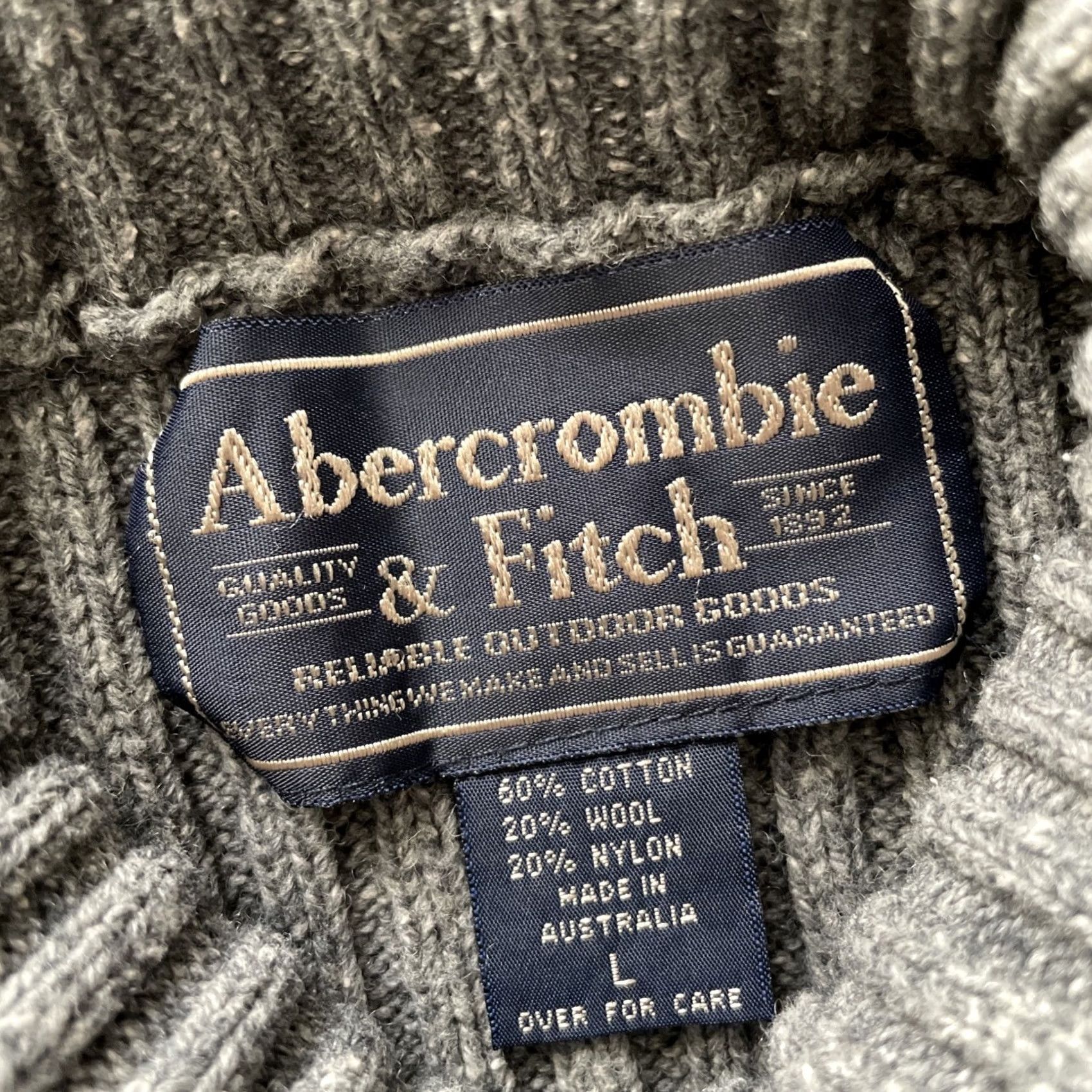 Abercrombie & Fitch VINTAGE Abercrombie & Fitch Sweater Shirt? Size L / US 10 / IT 46 - 3 Thumbnail