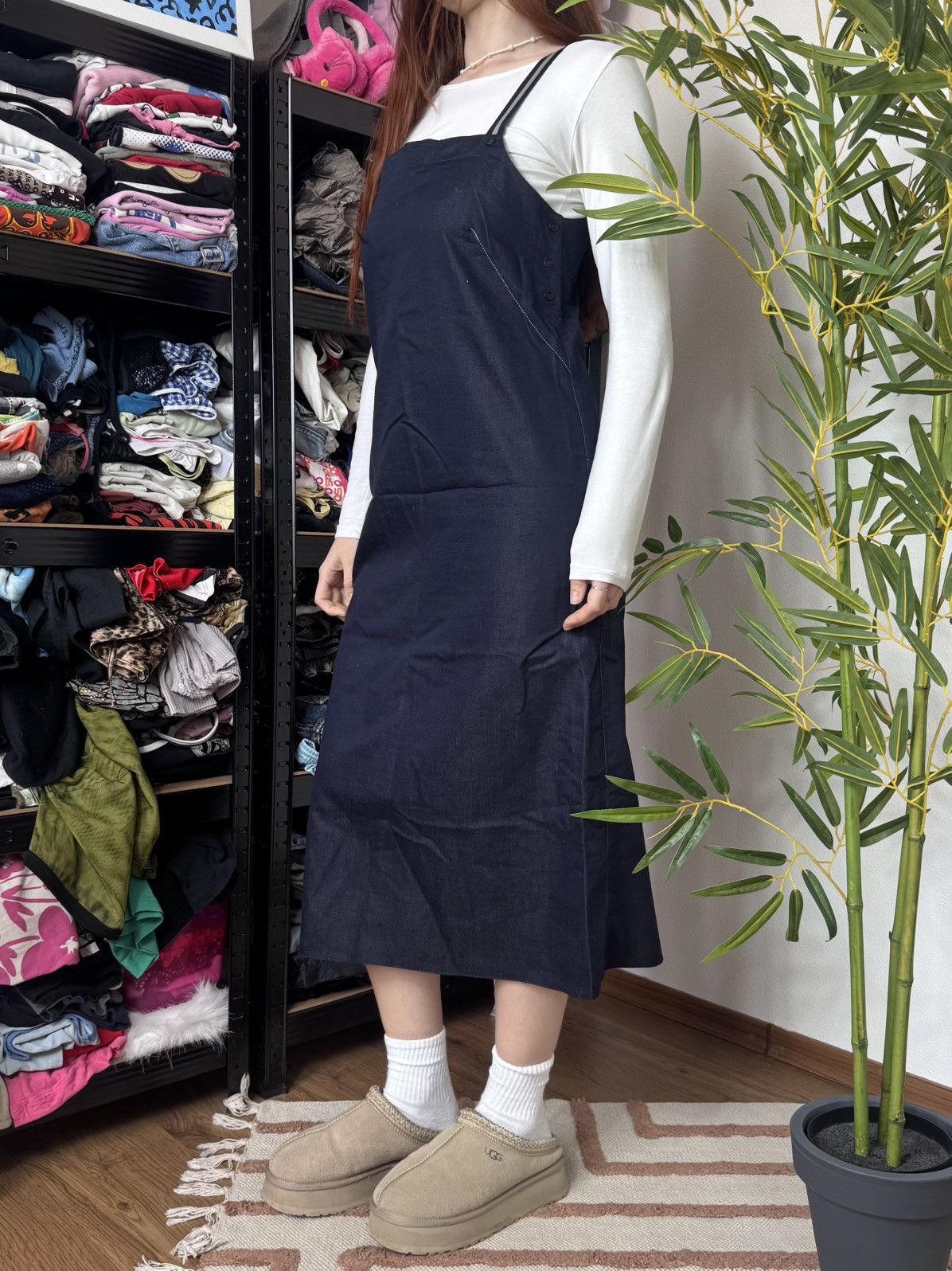 Cop Copine VINTAGE COP COPINE 2000s CLASIC MIDI DRESS Size XS / US 0-2 / IT 36-38 - 14 Thumbnail