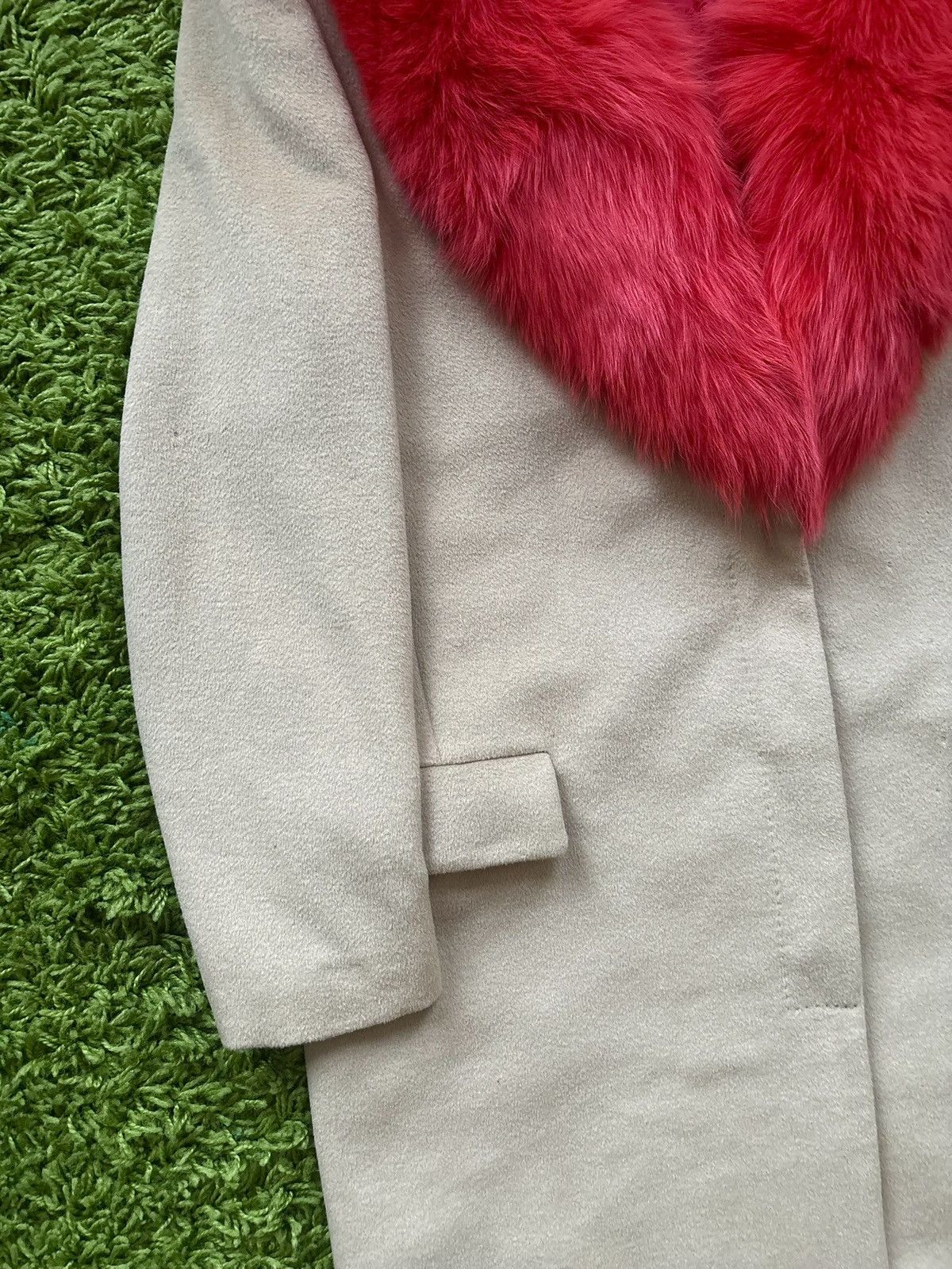 Versace FW1999 Fox Collar Angora Wool Coat Size US S / EU 44-46 / 1 - 2 Thumbnail