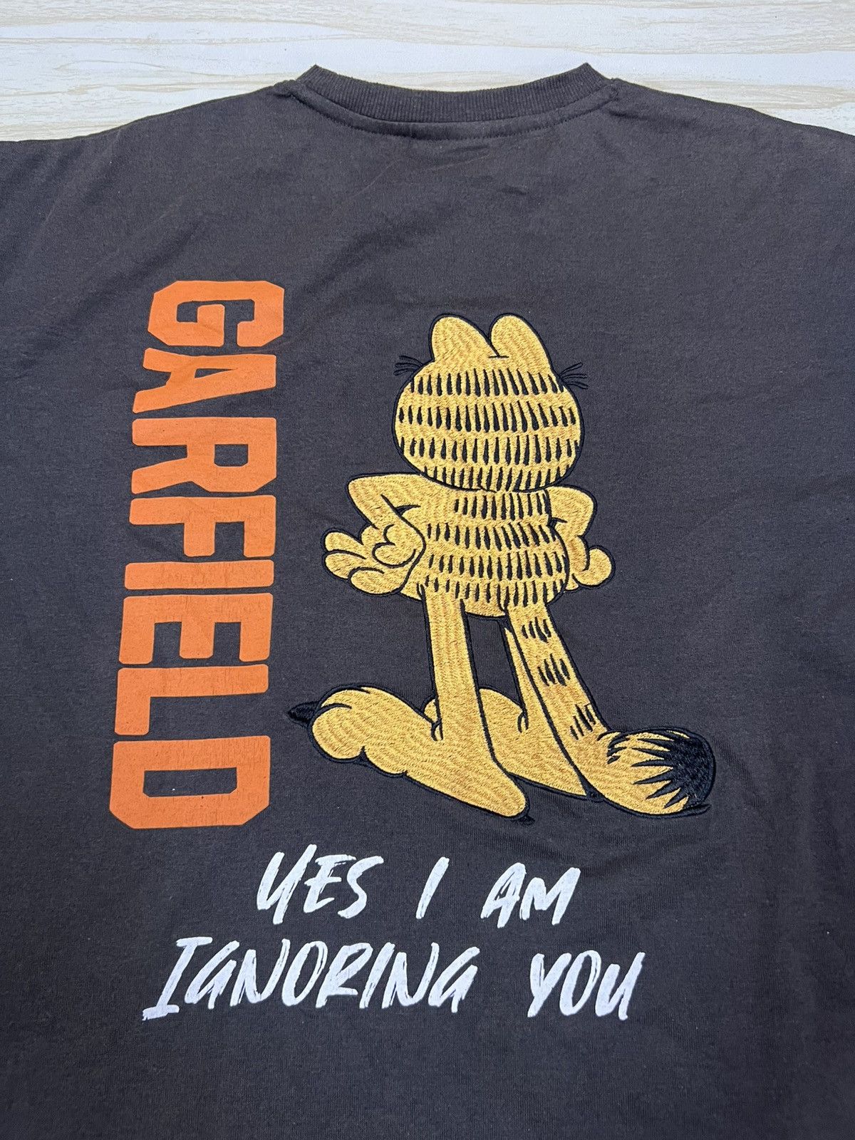 Cartoon Network Garfield Dark Grey T-shirt Size US L / EU 52-54 / 3 - 4 Thumbnail