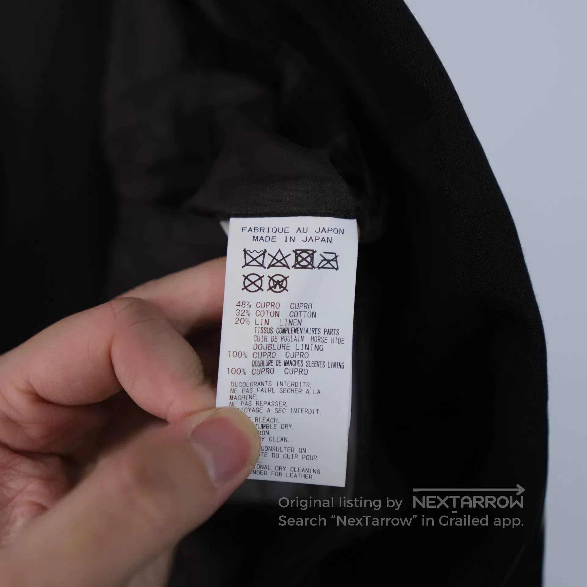 Yohji Yamamoto Yohji Yamamoto Long Coat with Leather Details. Size US M / EU 48-50 / 2 - 6 Thumbnail