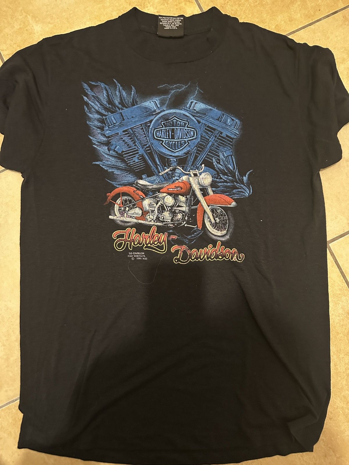 Harley Davidson Harley Davidson 3D Emblem Size US L / EU 52-54 / 3 - 1 Thumbnail